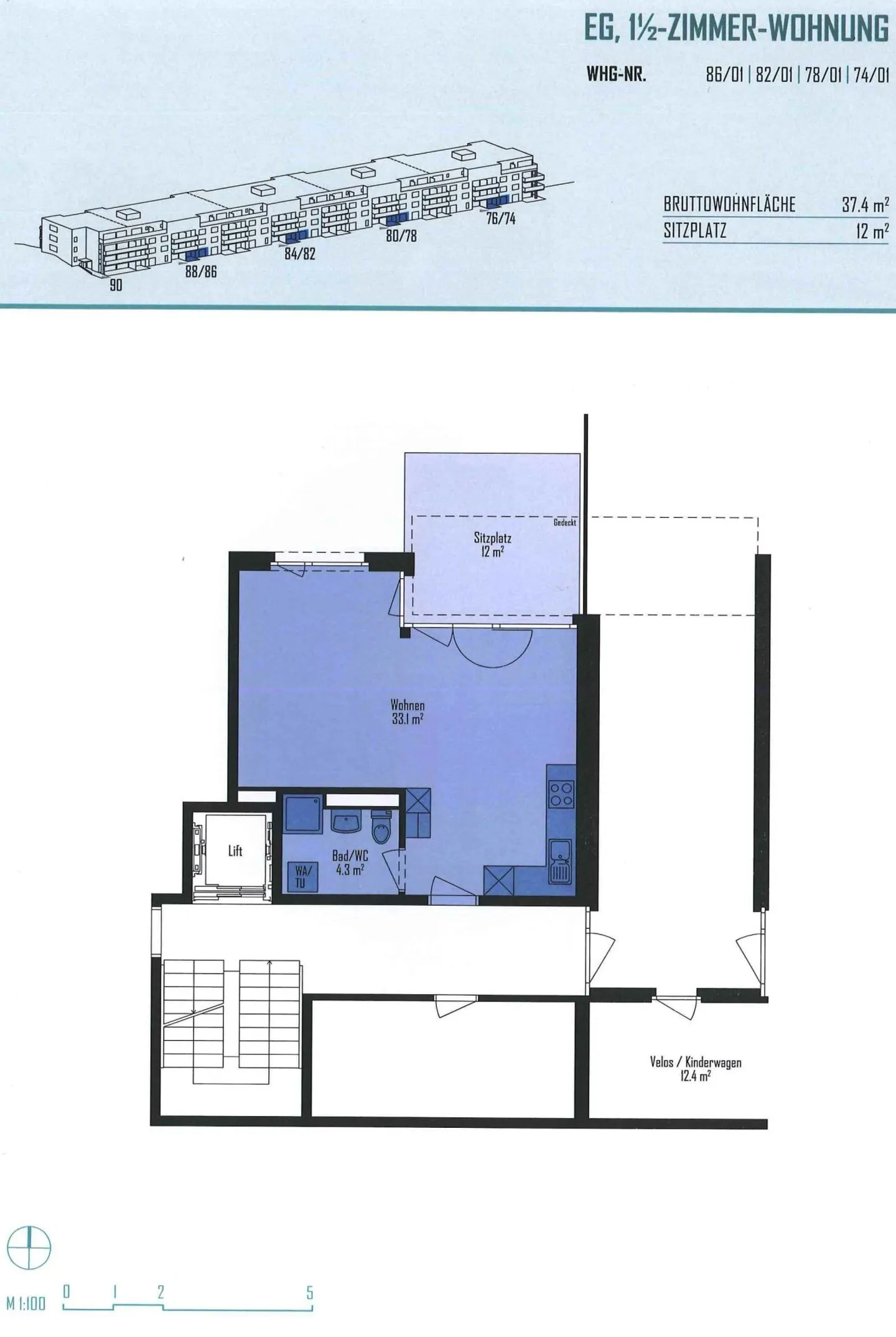 Proprio WM/TU nell'appartamento - Foto 9 di 9