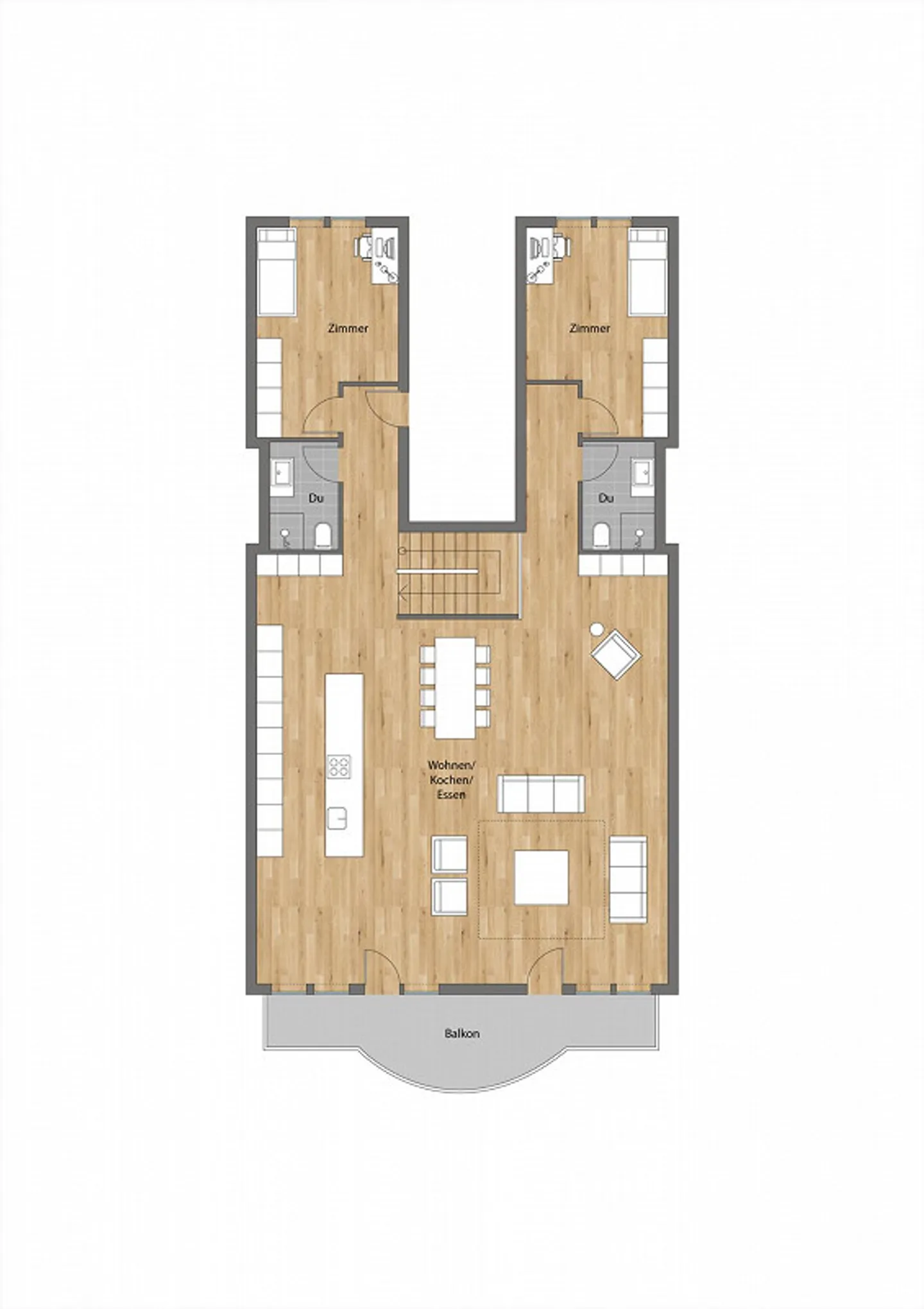 Zur Matte A | 7.5 Duplex 3rd Floor | 45 + 46 + 47 + 48 - Photo 16 of 17