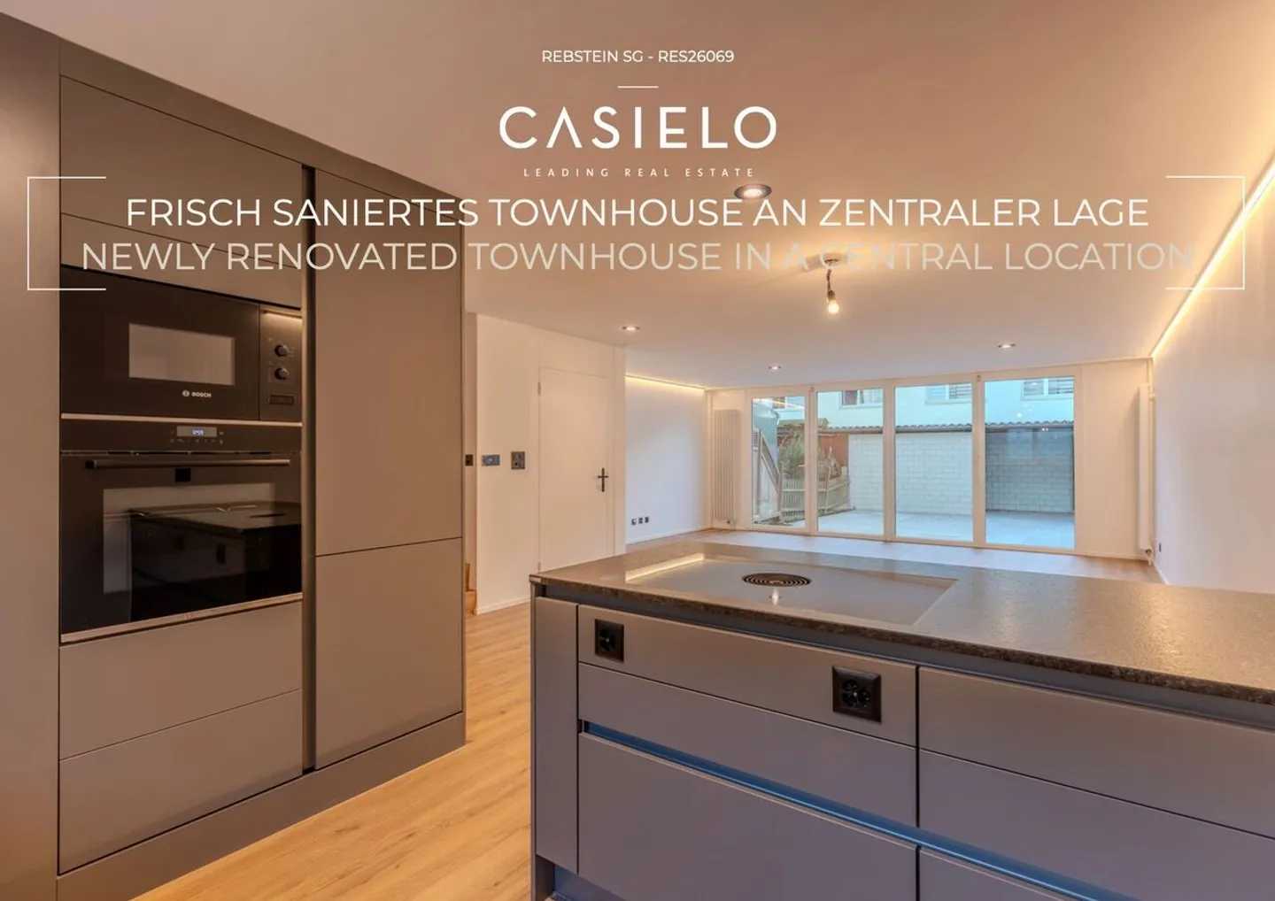 Newly renovated townhouse in Rebstein SG with panoramic views, 5.5 rooms, 254 m² total floor space - Photo 1 of 13