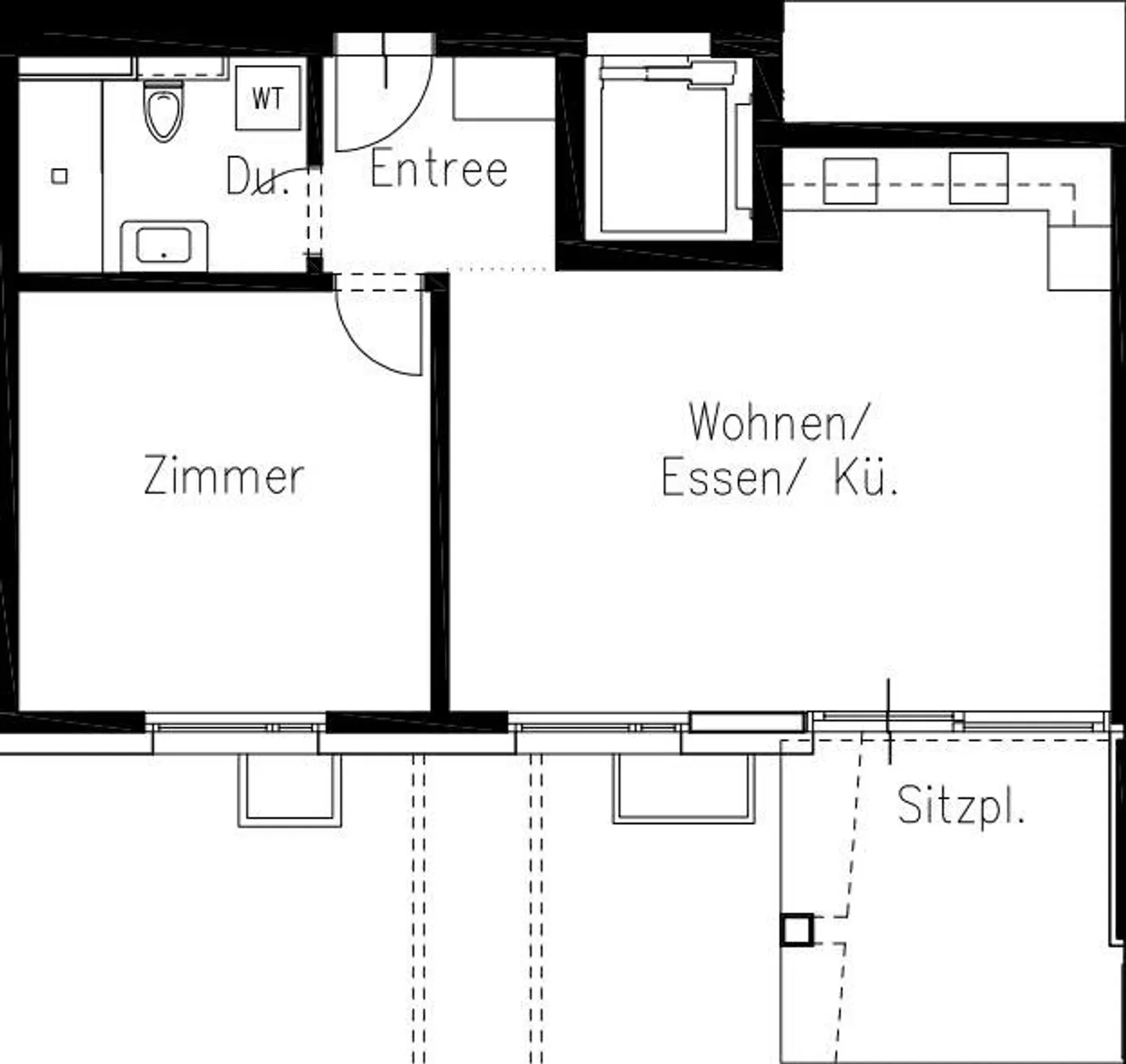 Helle 2,5 Zimmer Wohnung - Foto 9 von 9