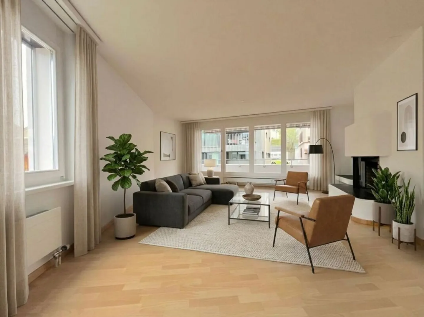 Geräumige Wohnung mit Balkon - Foto 1 von 14