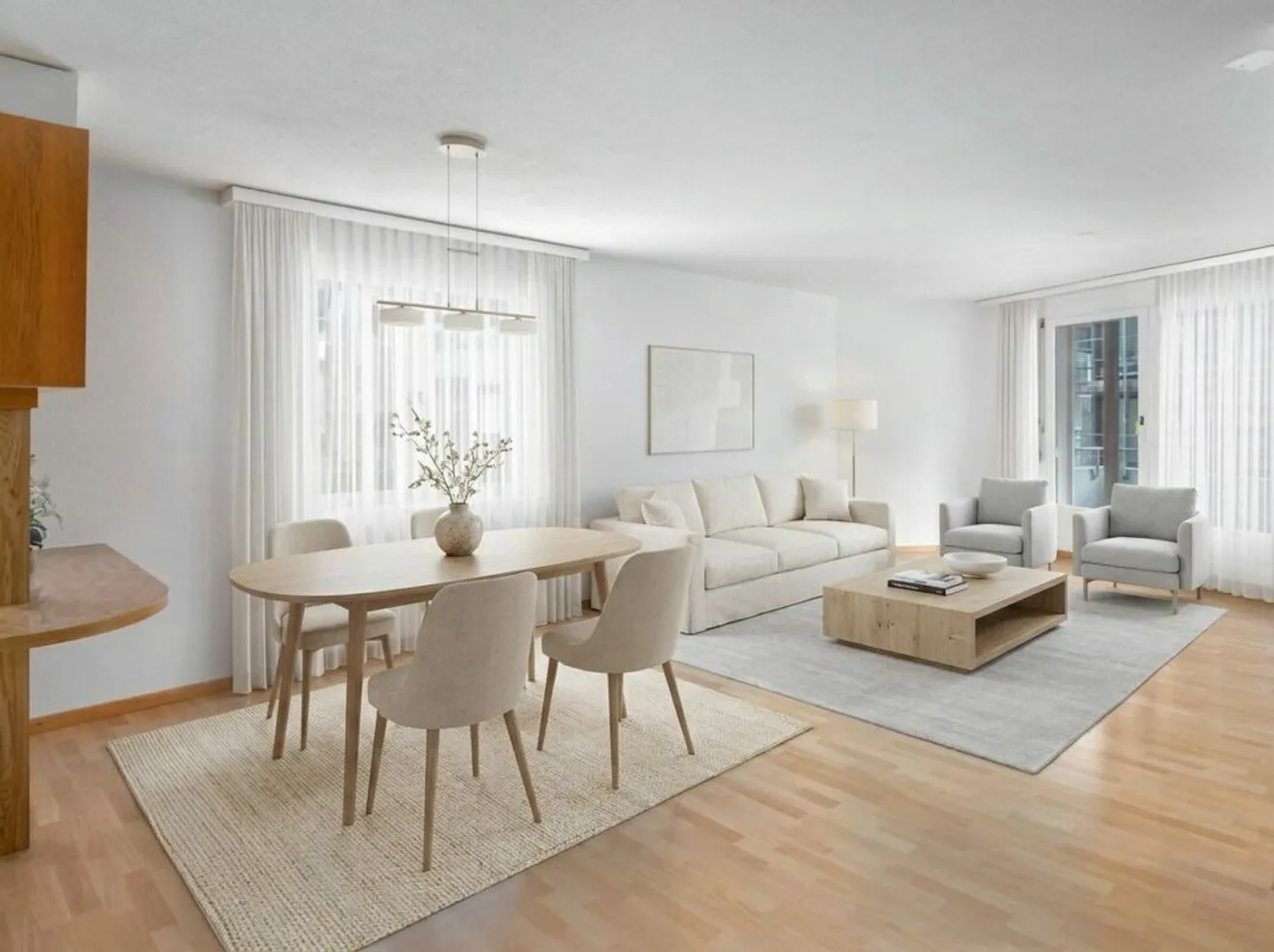 Geräumige Wohnung mit Balkon - Foto 2 von 14