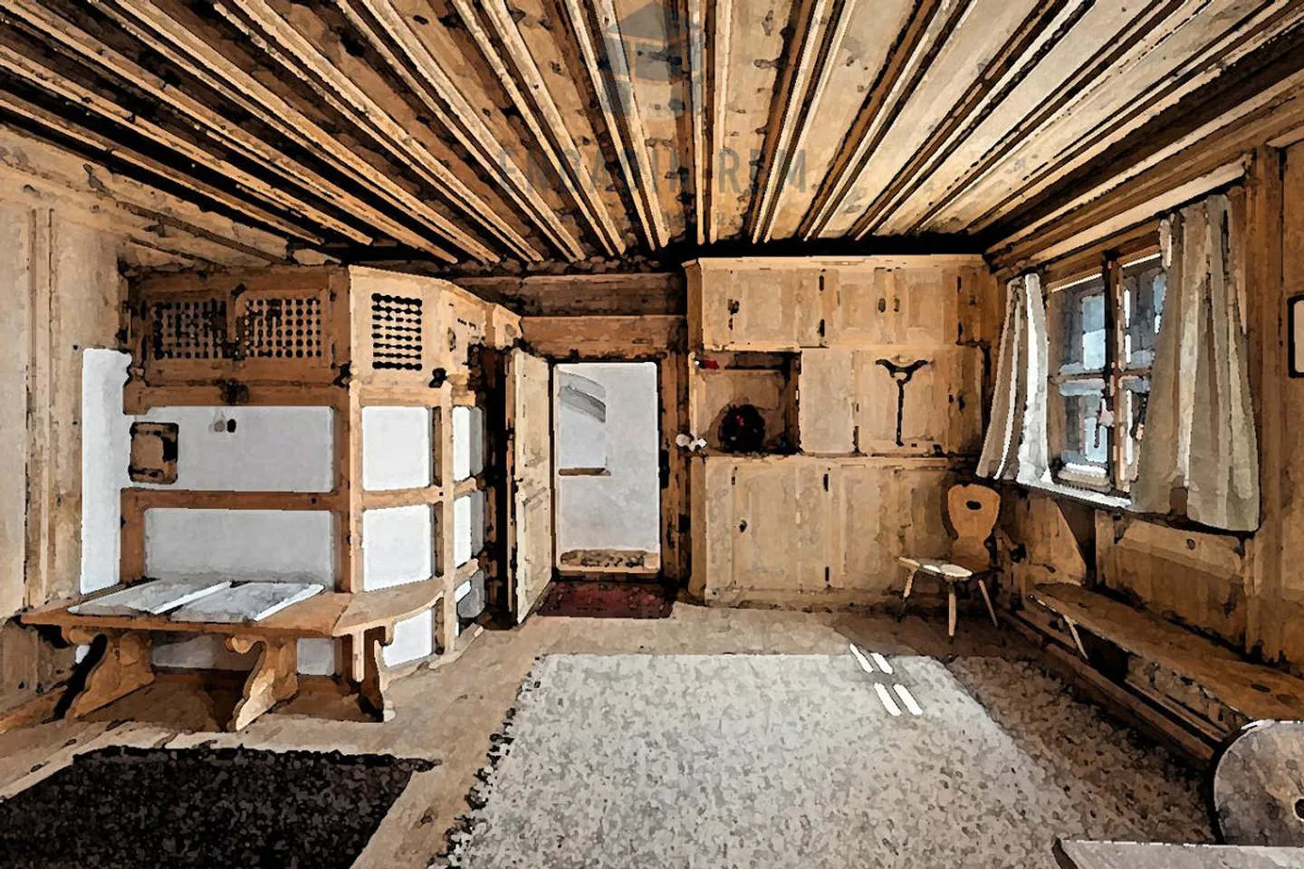 Une pièce unique architecturale au cœur de l'Engadine - Photo 1 sur 1