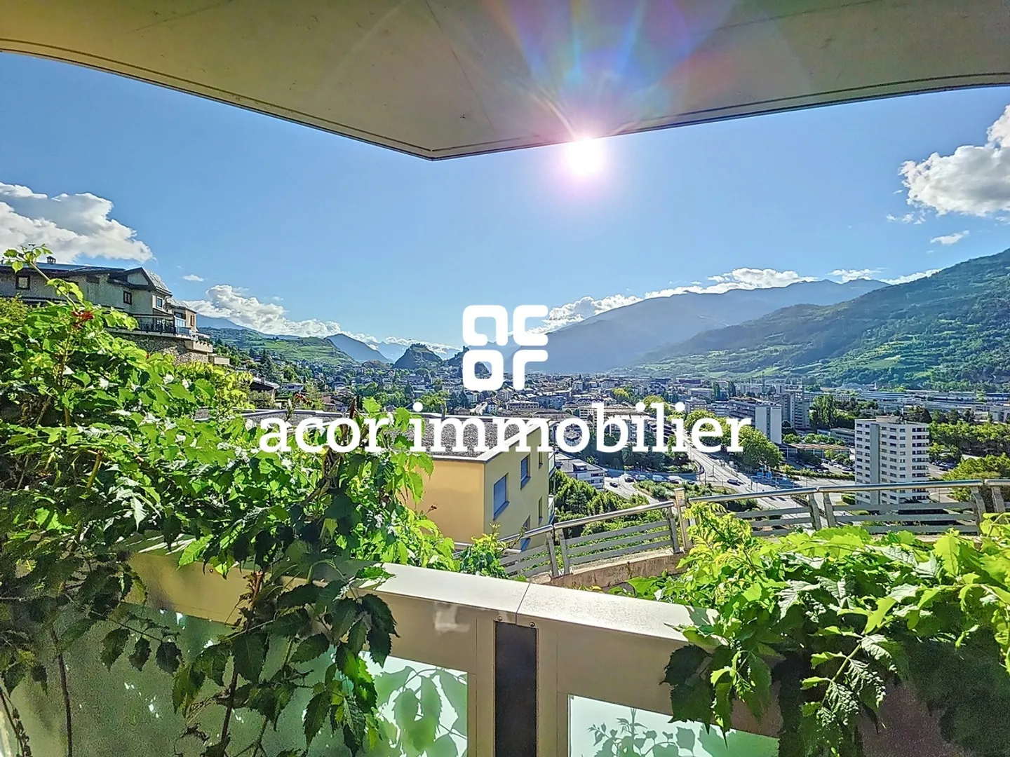 Apartment in Gravelone with stunning views of Sion and its castles - Photo 1 of 7