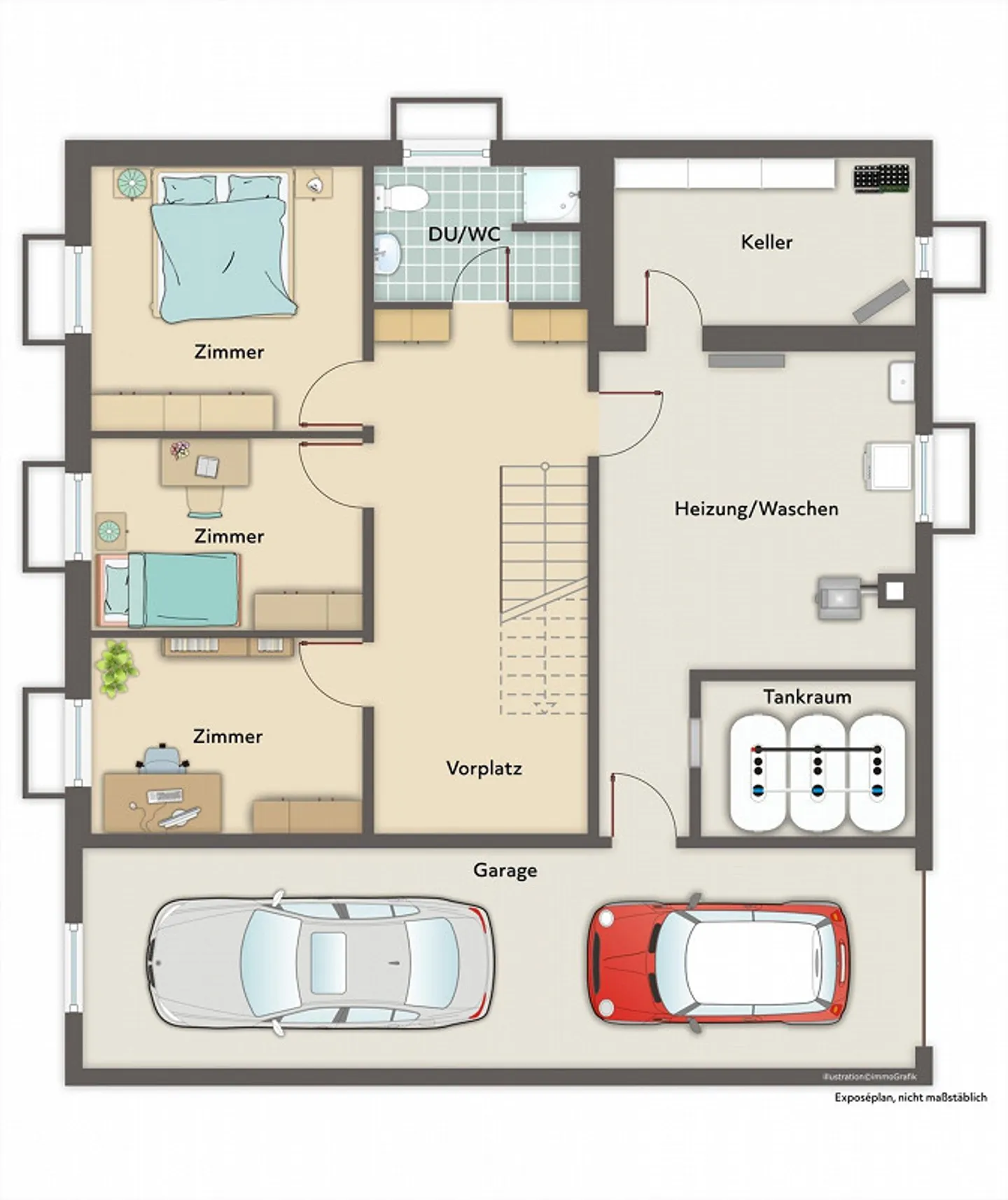 Miracolo di spazio con grande area giardino - Rizenbach - Foto 11 di 13