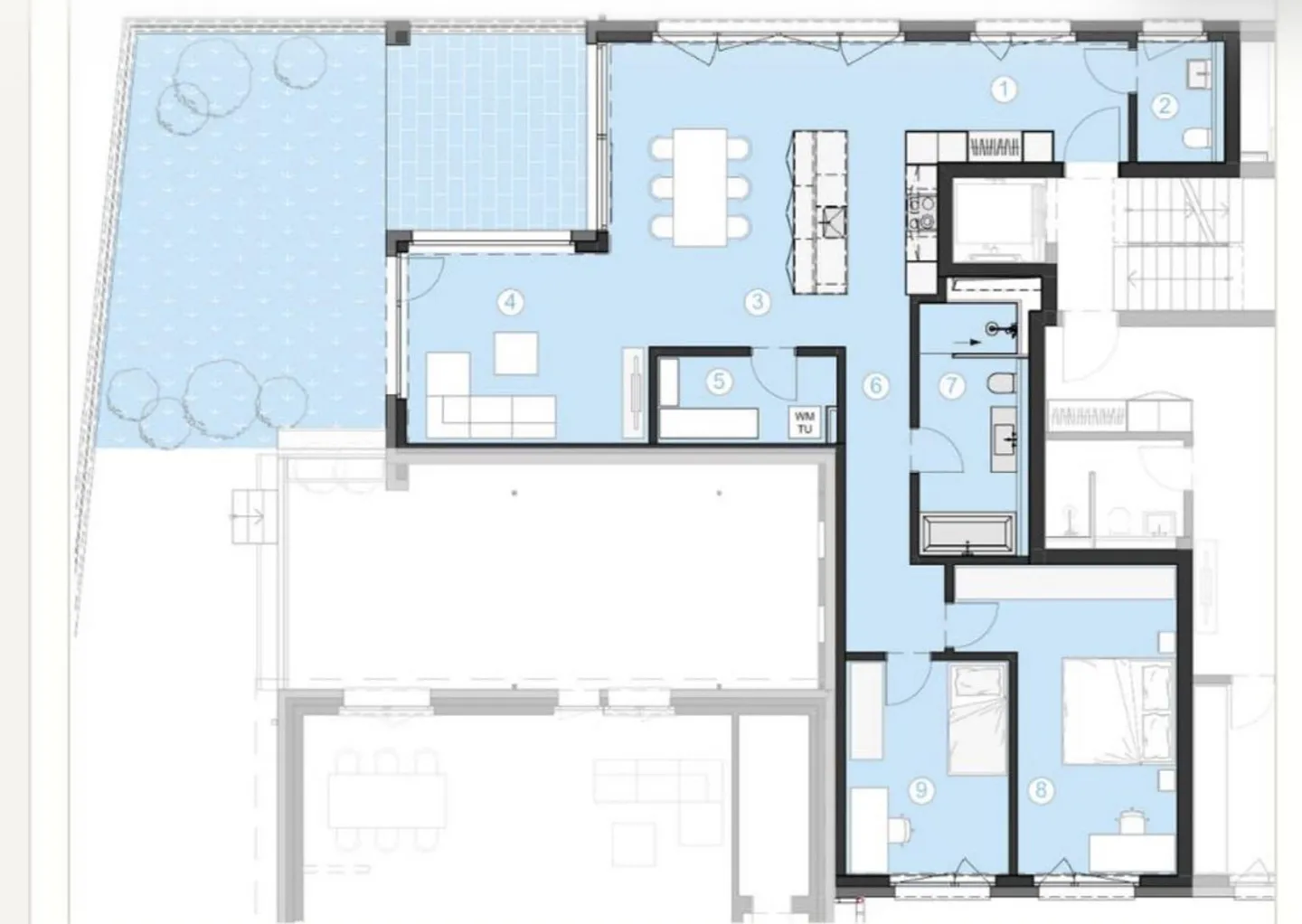 Appartement moderne et spacieux de 3,5 pièces avec jardin sur le toit et soleil du soir - Photo 15 sur 15
