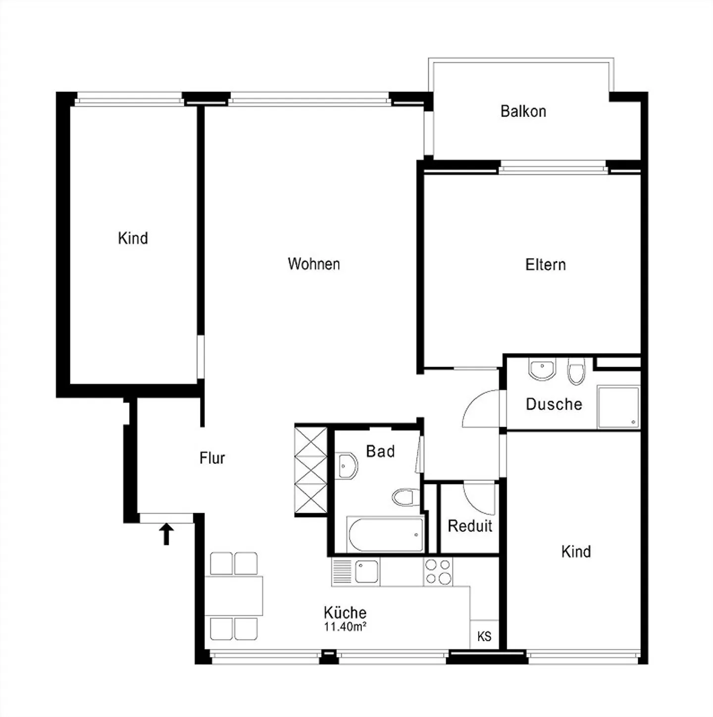 Gemütliche Wohnung in Neuhausen - Foto 11 von 11