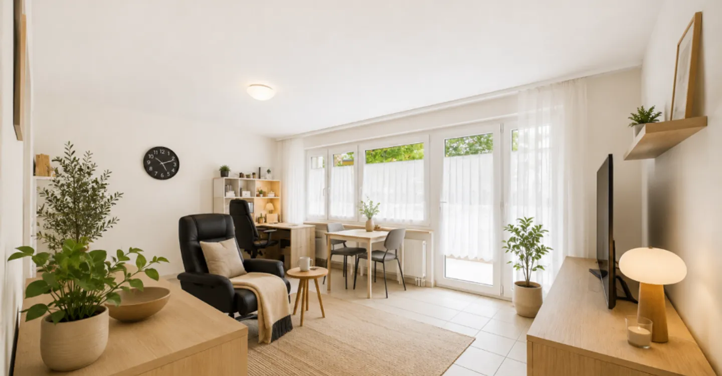 Helle Wohnung mit Alpenblick - Foto 1 von 10