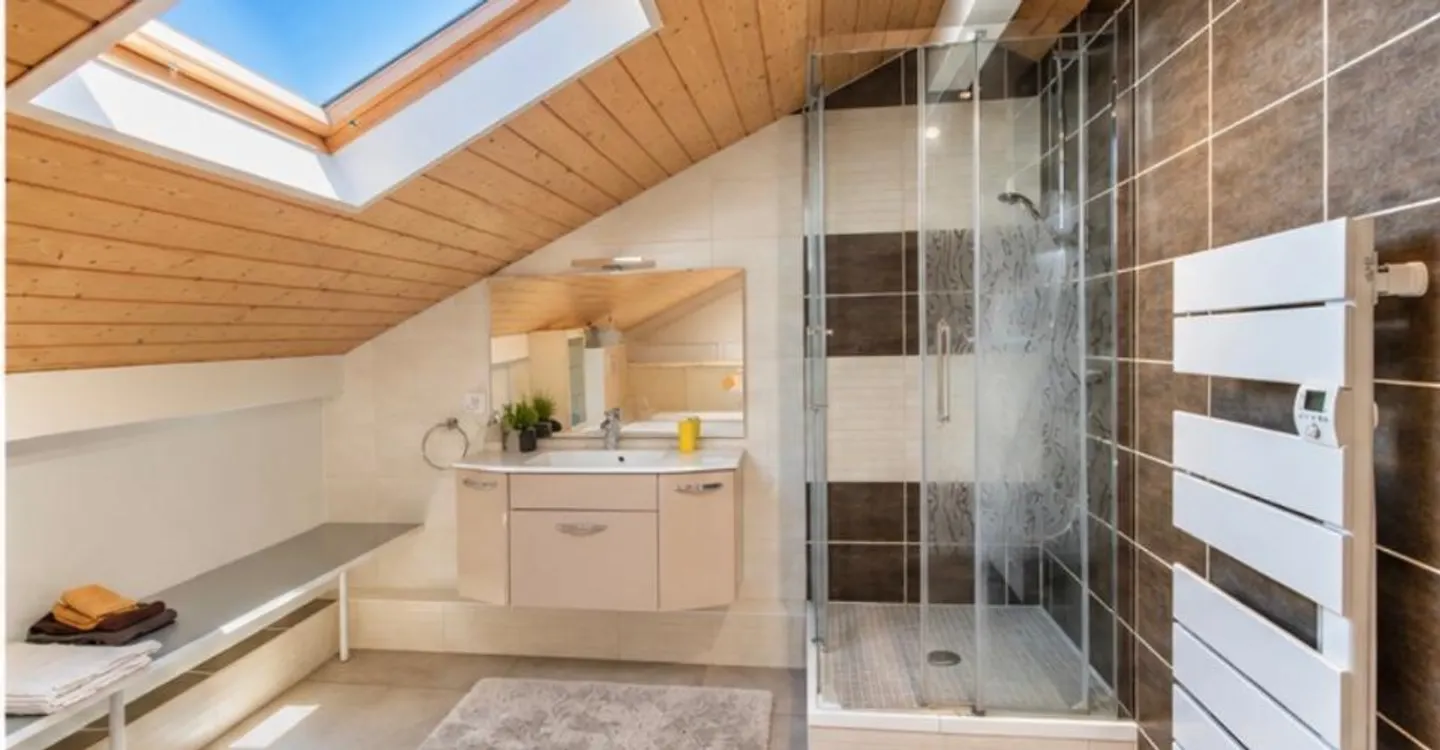 Penthouse apartment, enhanced by a skylight and a view of the lake - Photo 15 of 20