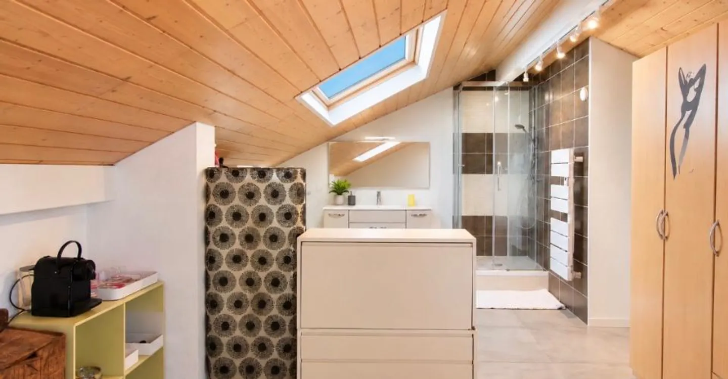 Penthouse apartment, enhanced by a skylight and a view of the lake - Photo 13 of 20