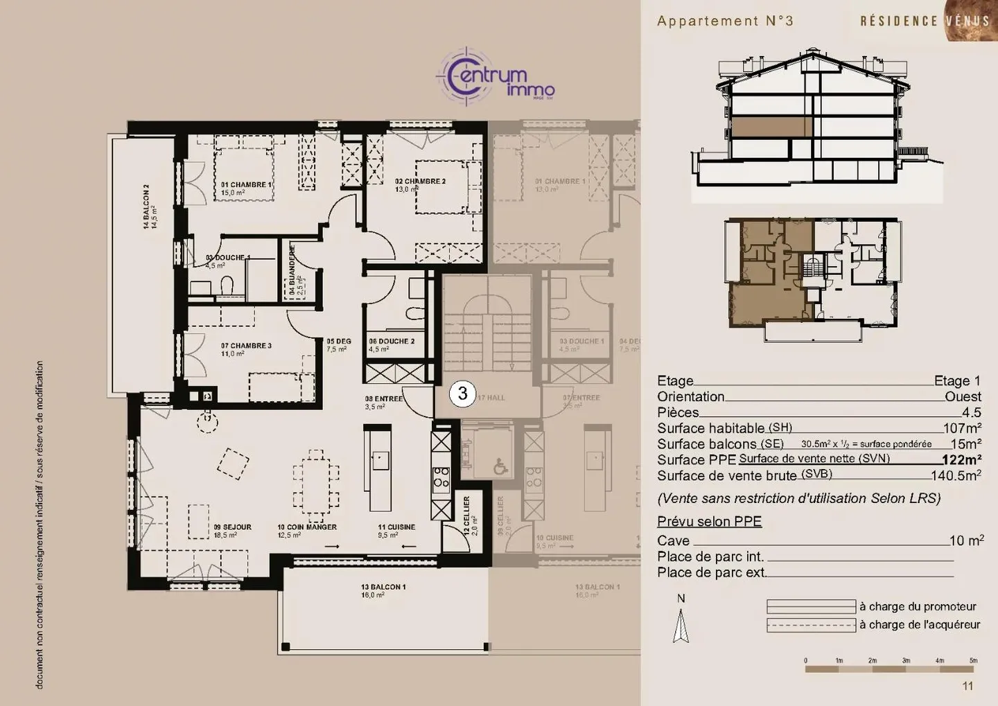 4-room apartment - Photo 9 of 13