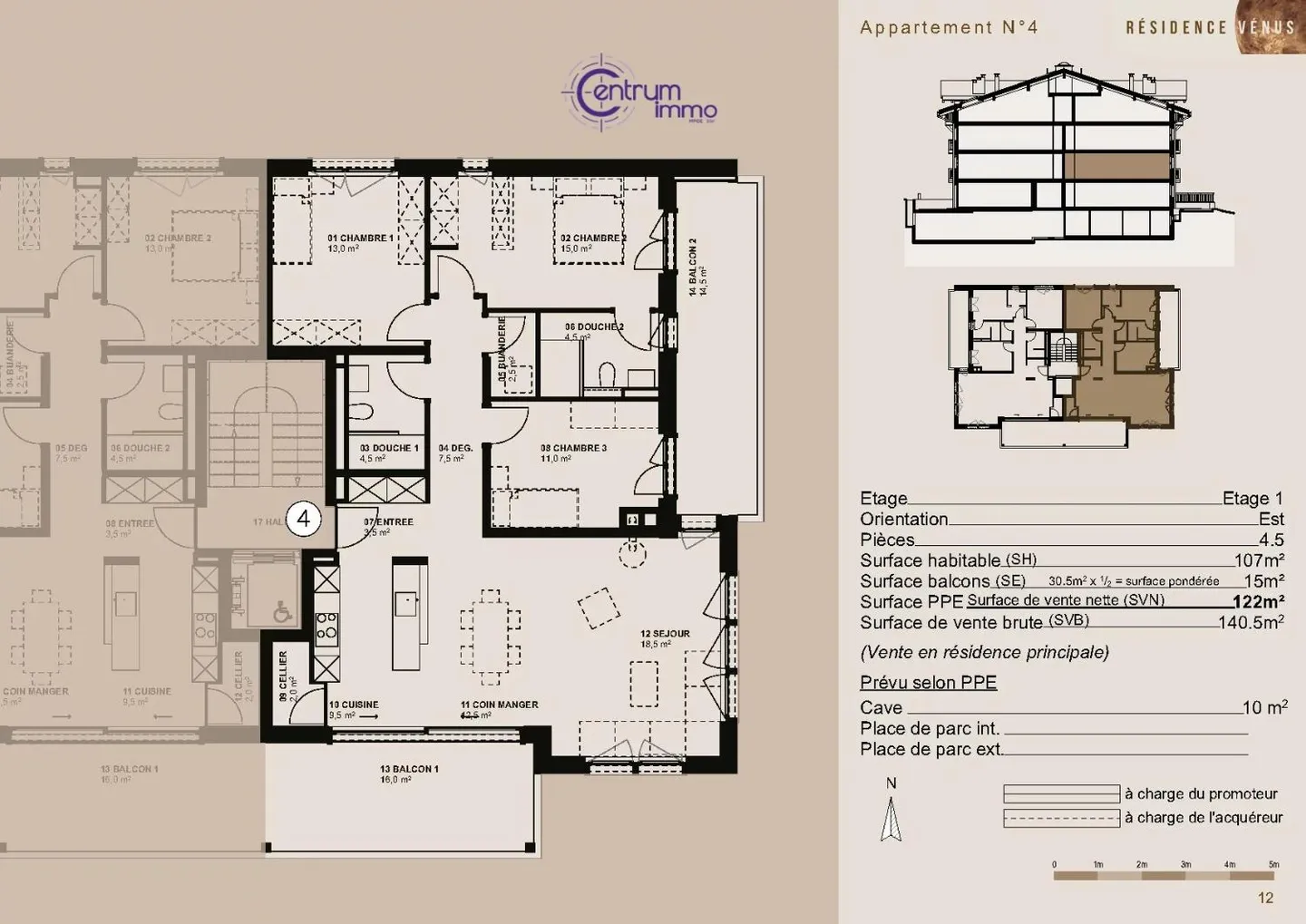 4-room apartment - Photo 10 of 13