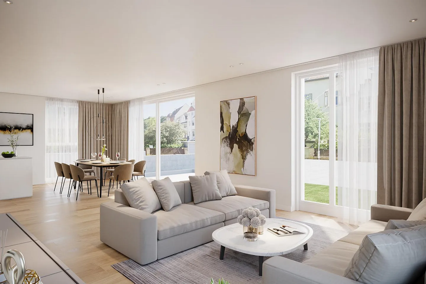 Nouvelle construction : Appartement spacieux de 4,5 pièces avec terrasse - Photo 1 sur 4