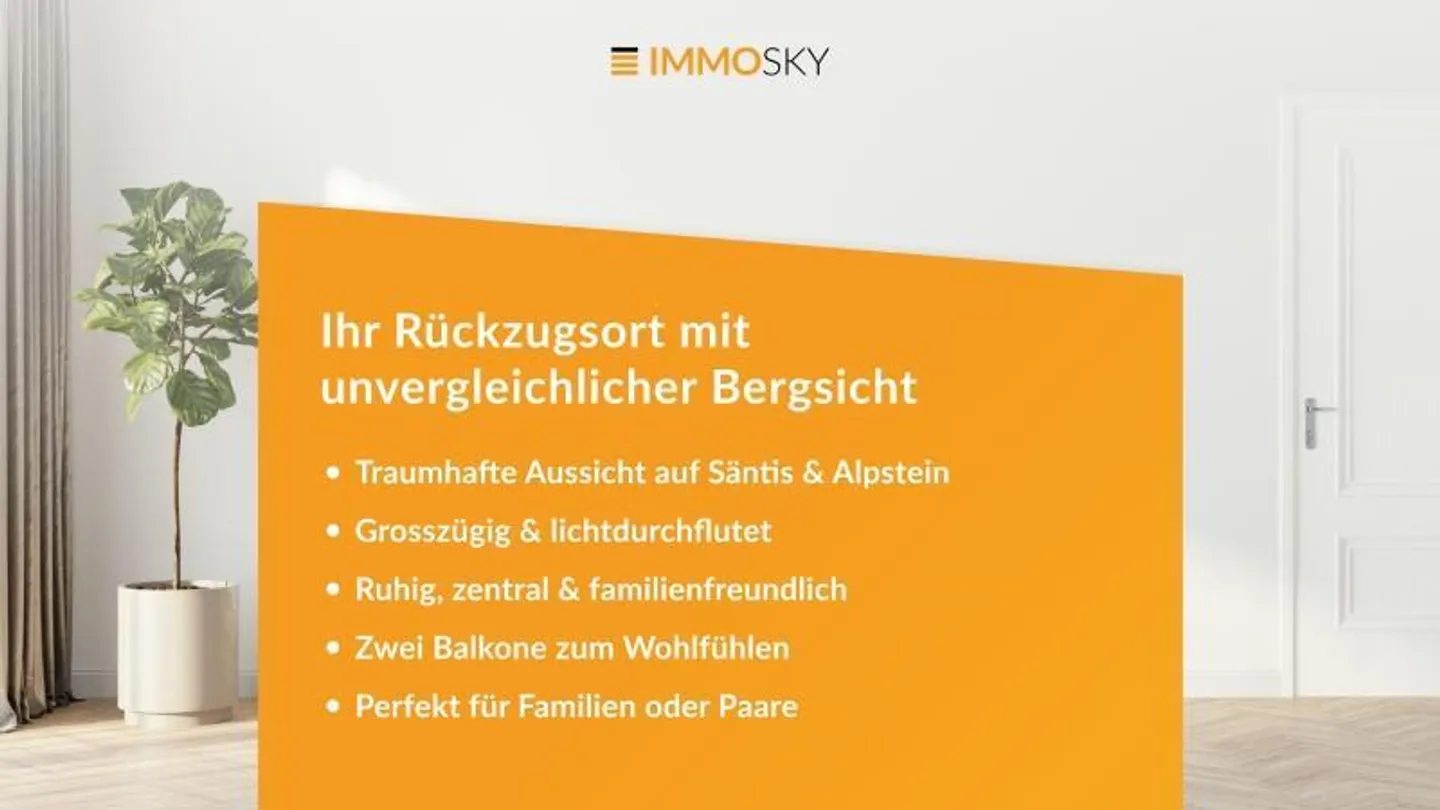 Your new home with a view of Säntis and Alpstein - Photo 1 of 2