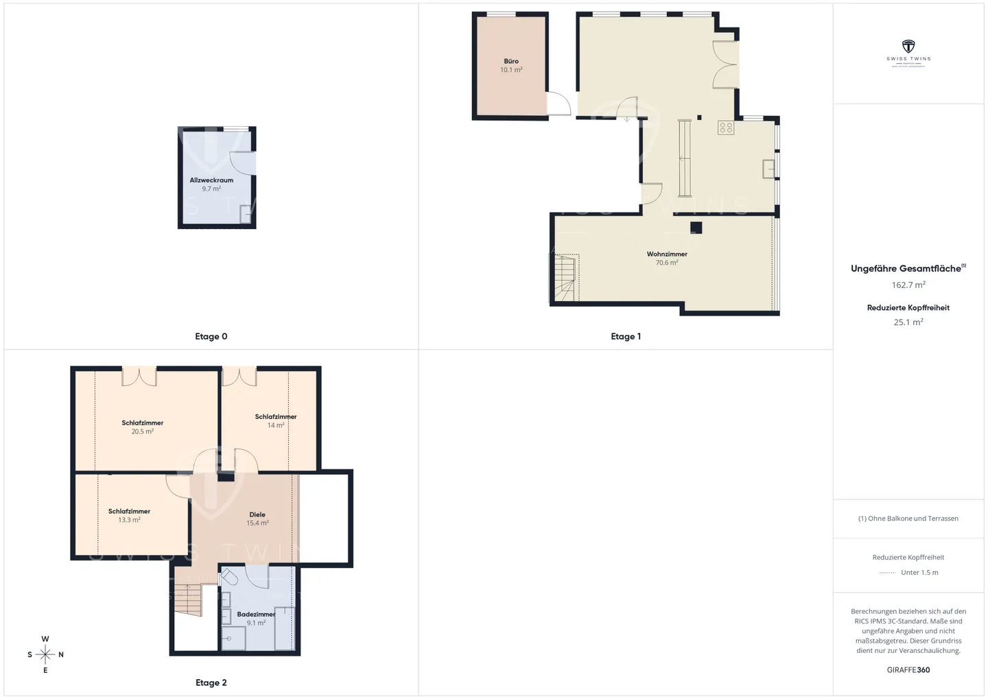Stilvolle 6.5-Zimmer-Wohnung in Volken - Foto 21 von 21
