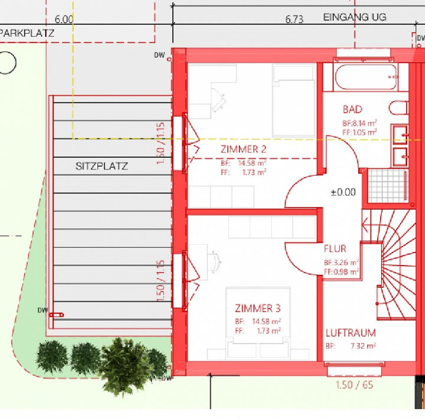 neue, einjährige 4,5 Zimmer Wohnung - Foto 9 von 12