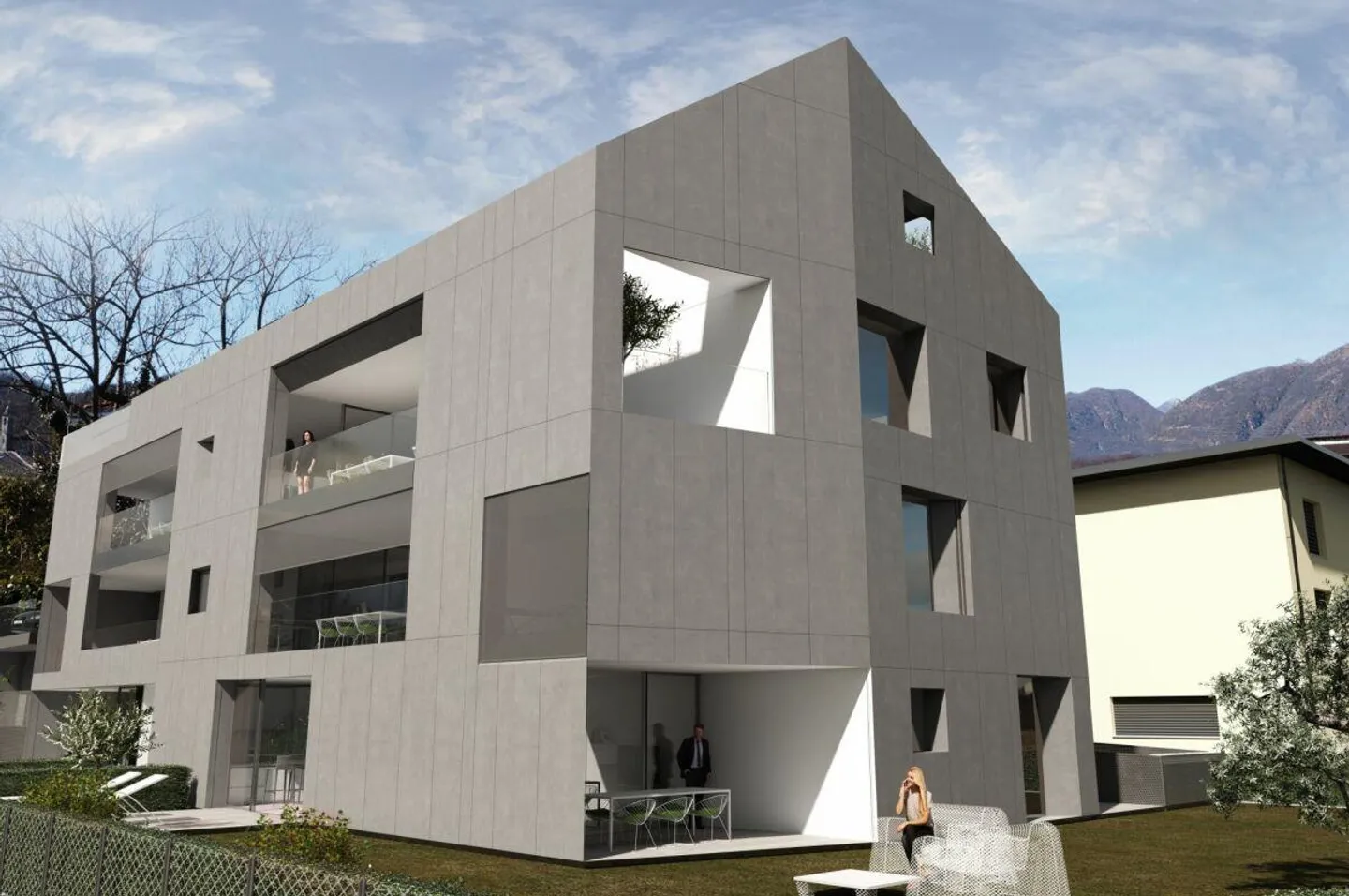 Elegantes 3,5-Zimmer-Apartment in Losone - Foto 4 von 7