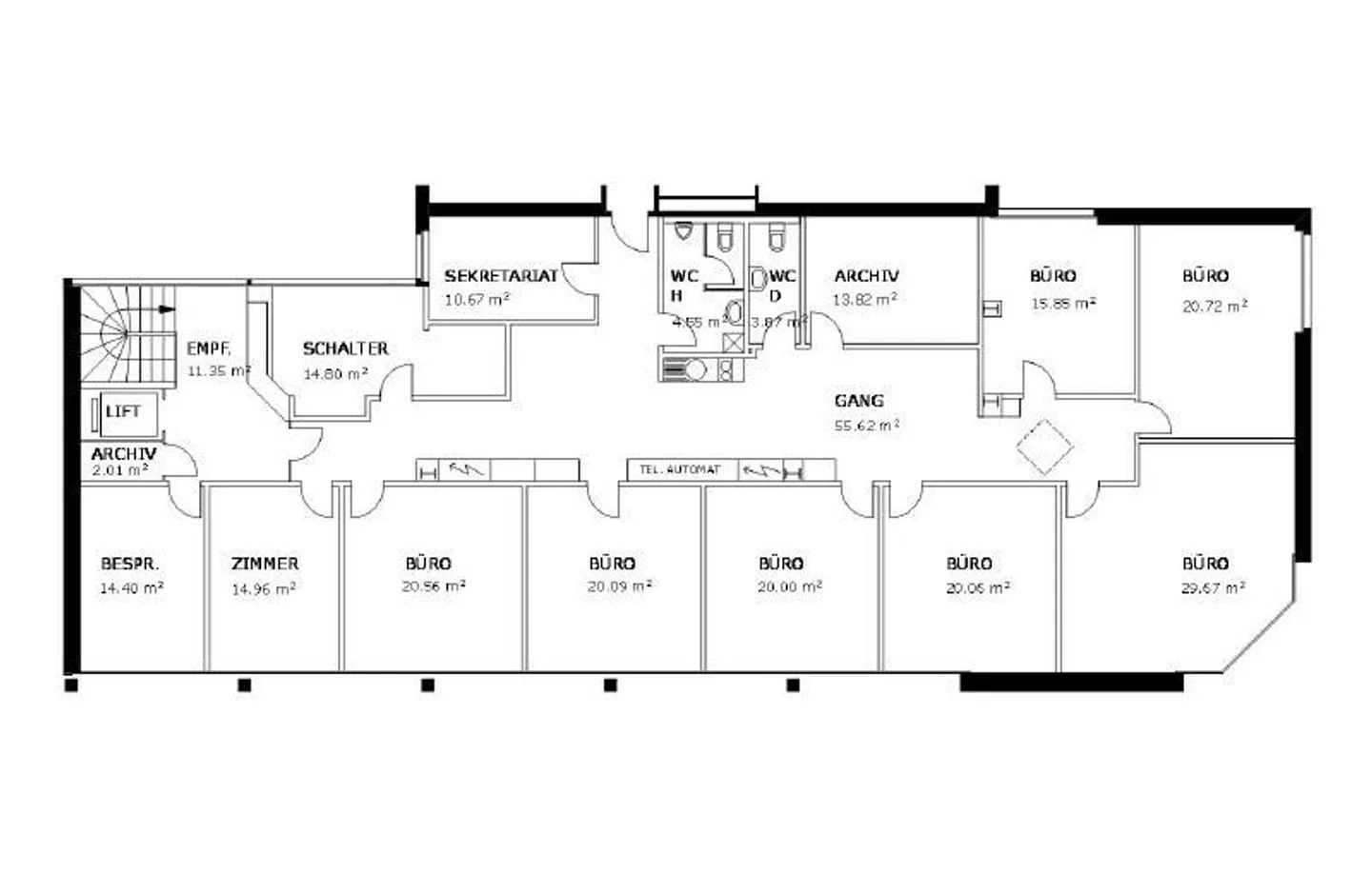 Ufficio nel centro di Lucerna incluso posti auto davanti alla casa e diretto... - Foto 10 di 10