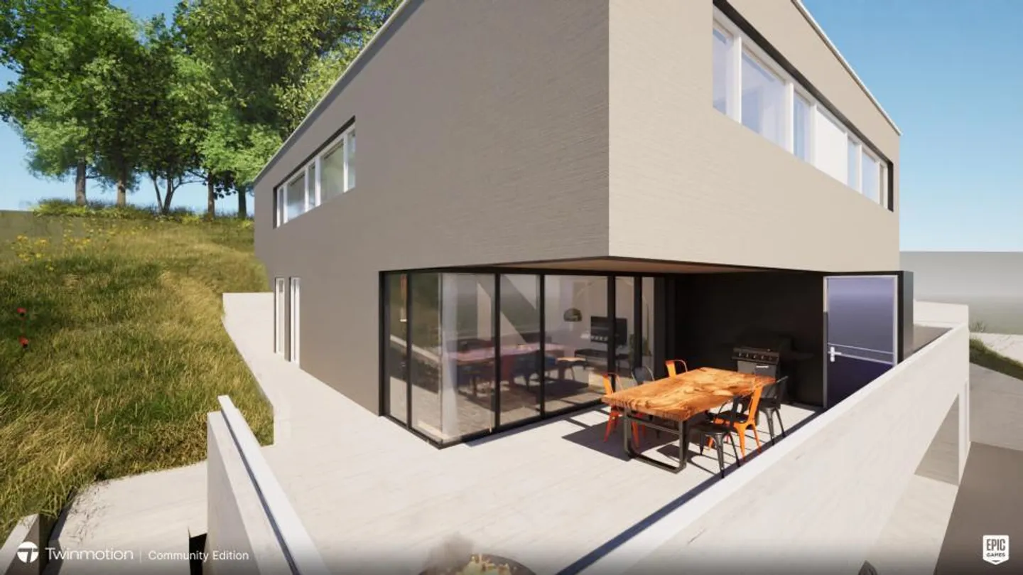 160 m² di superficie abitabile, terreno privato di 421 m² e terrazza di 43 m² - Foto 2 di 5