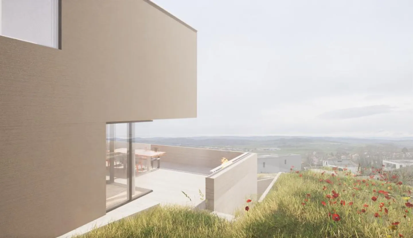 160 m² di superficie abitabile, terreno privato di 421 m² e terrazza di 43 m² - Foto 1 di 5