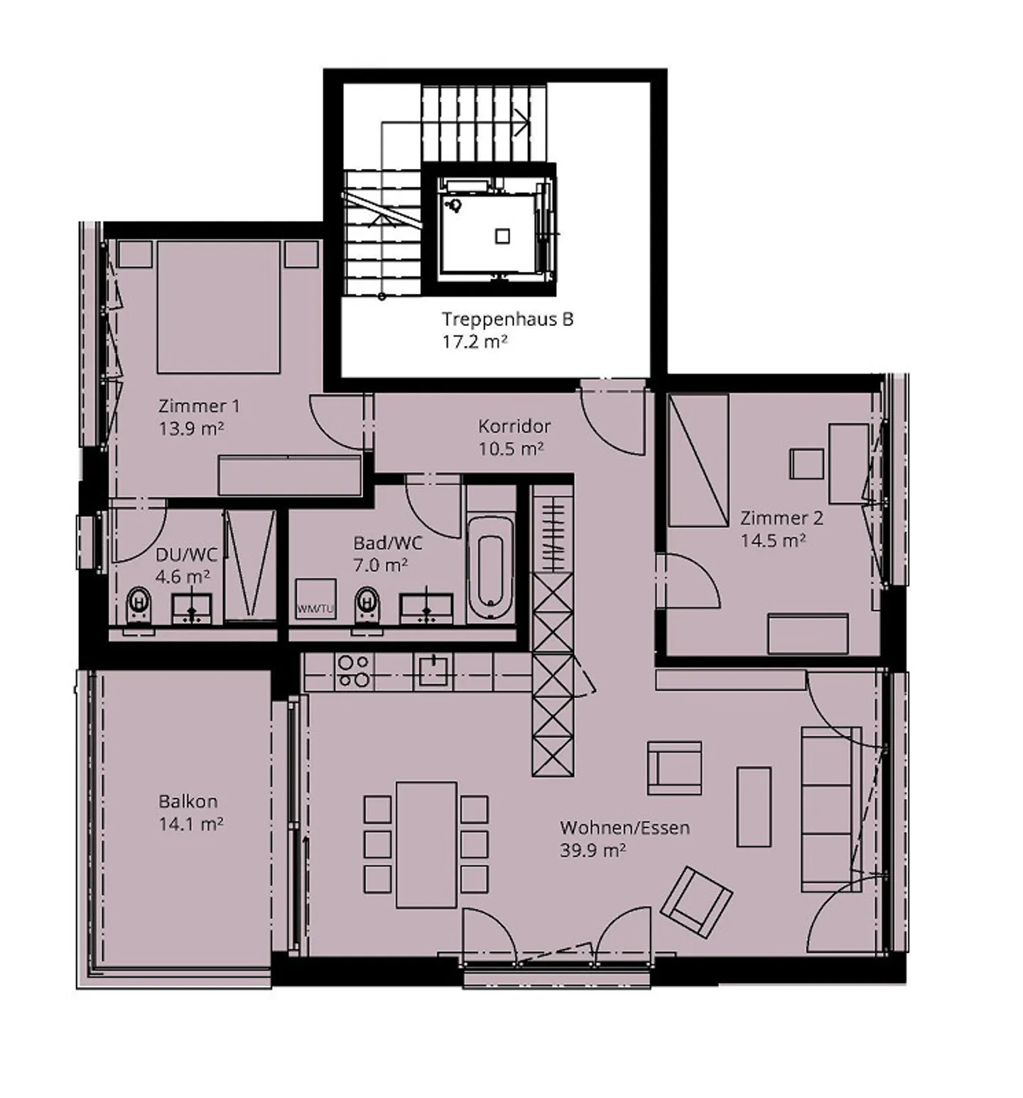3.5 Room Apartment in Neftenbach - Photo 11 of 11
