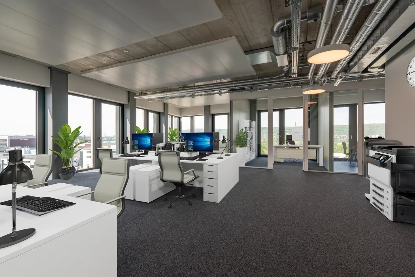 Prêt à travailler - Bureaux entièrement aménagés - Photo 1 sur 6