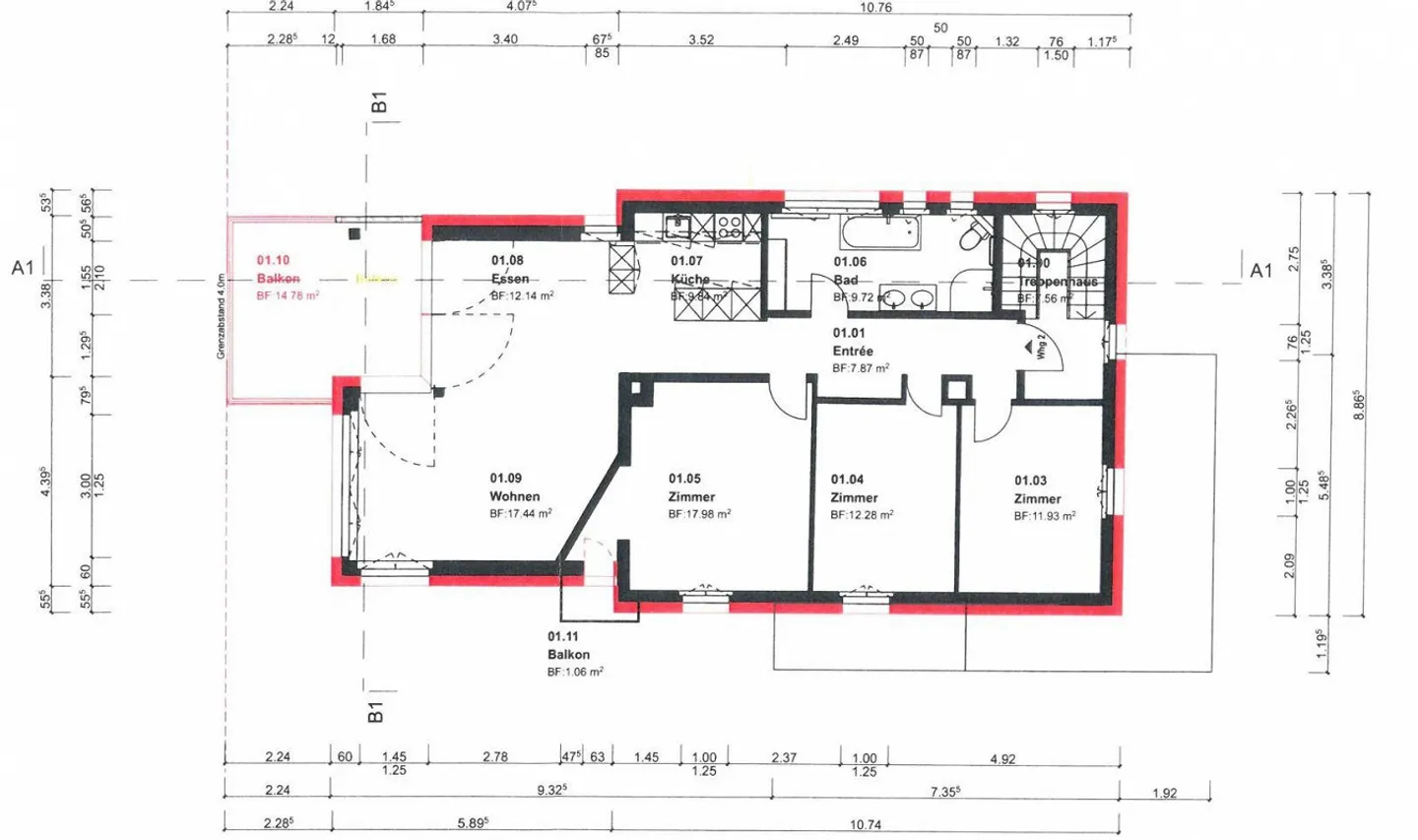 Helle 4.5-Zimmer-Wohnung - Foto 8 von 8