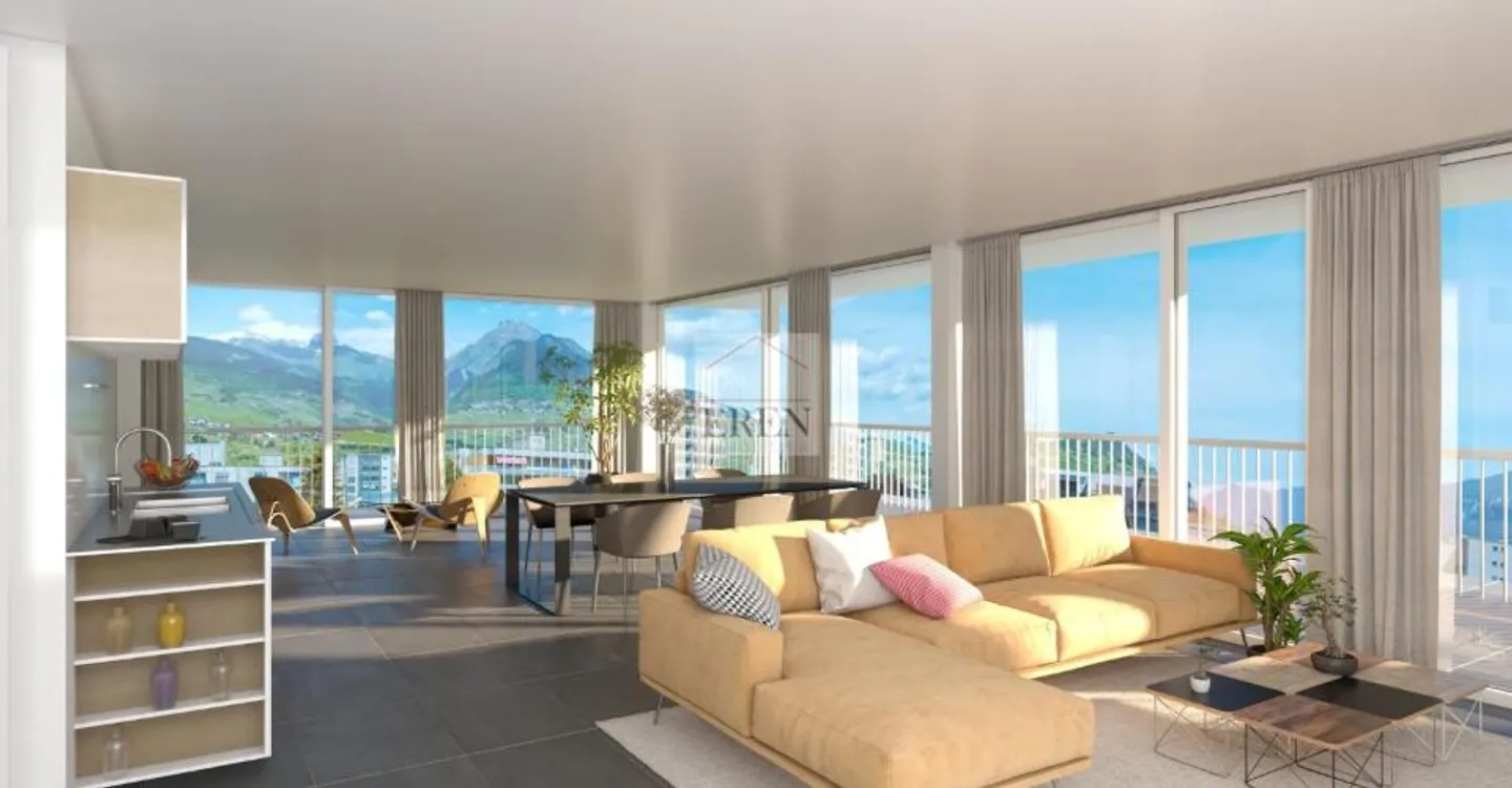 Magnifique attique avec terrasse panoramique - Photo 4 sur 12