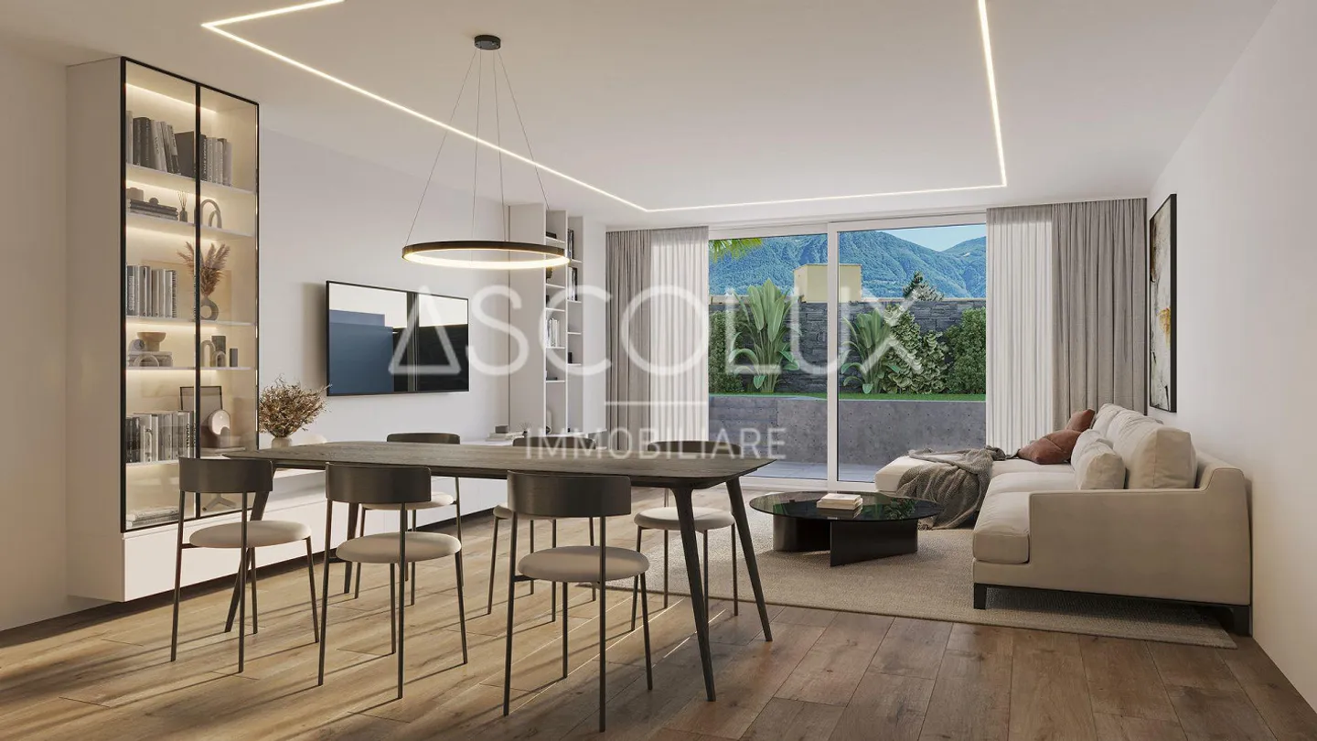 Zweitwohnsitz möglich - Exklusive 2.5-Zimmer-Wohnung im Herzen von Muralto - Foto 3 von 13