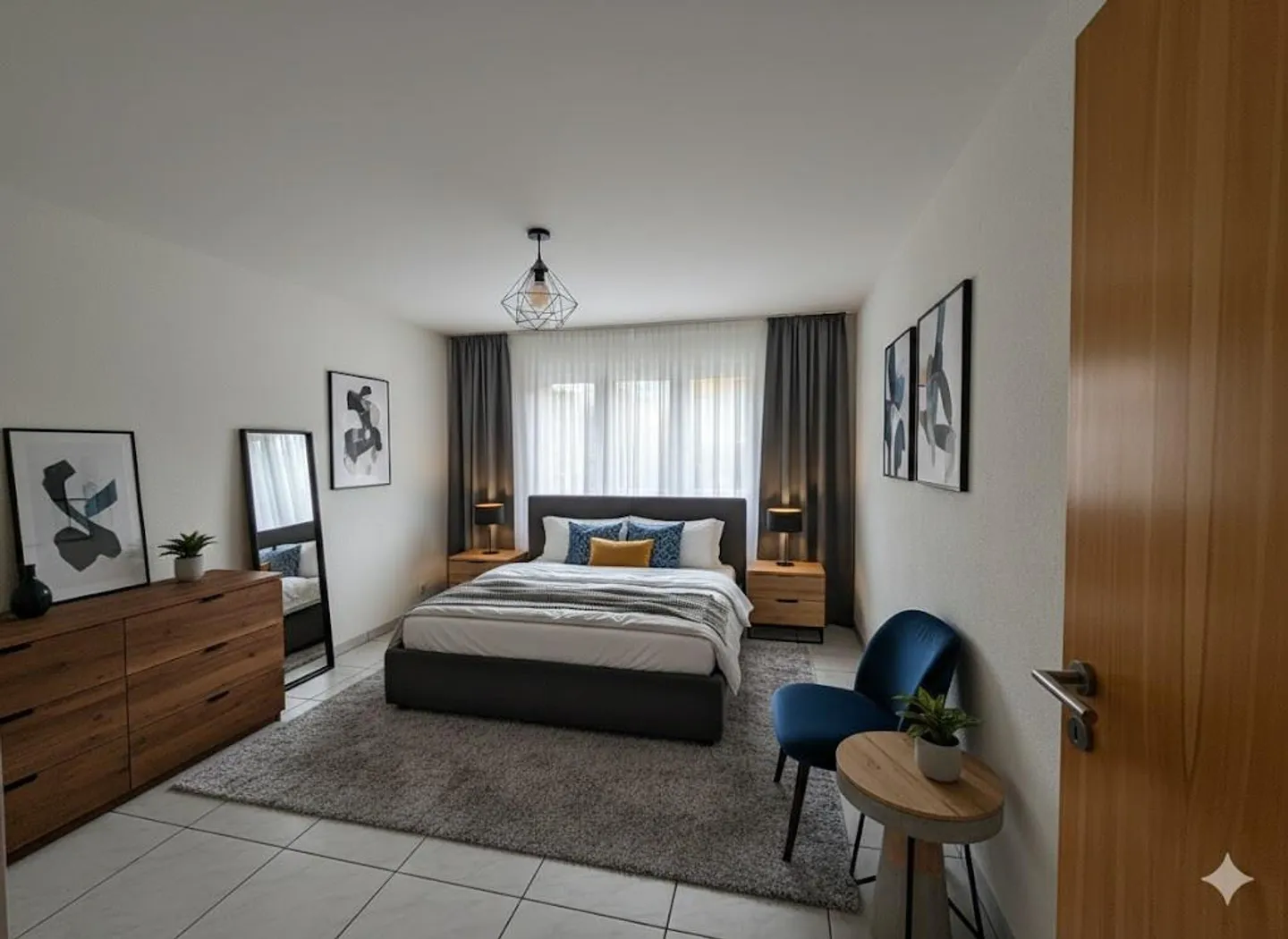 Beautiful apartment with 4.5 rooms on the ground floor, private garden and parking spaces - Photo 6 of 11