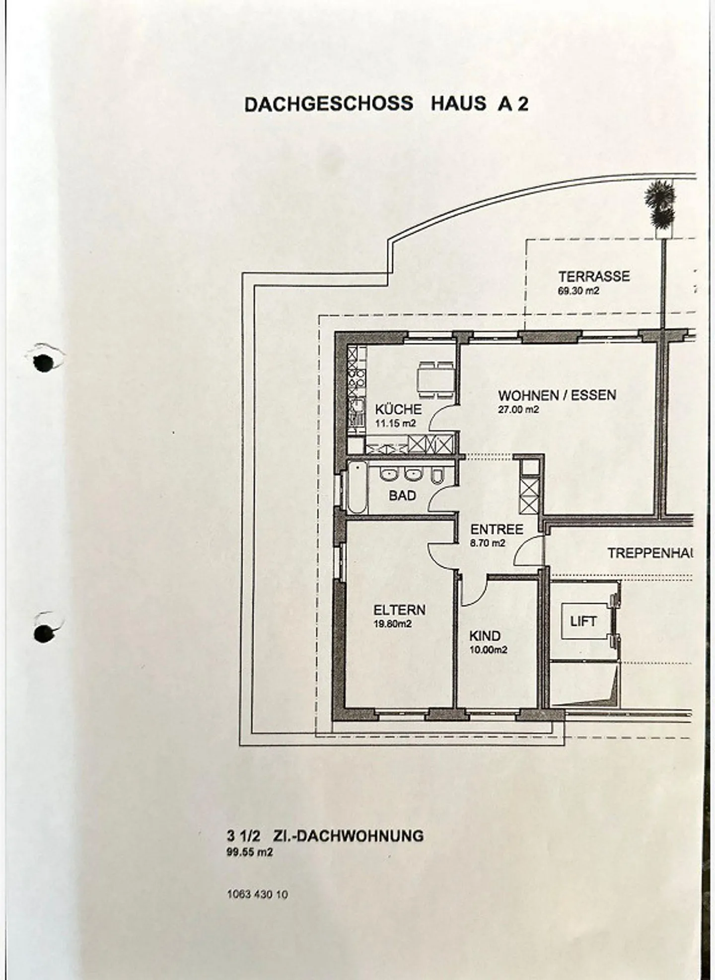 3.5 Room Attic Apartment in Ebikon - Photo 9 of 9