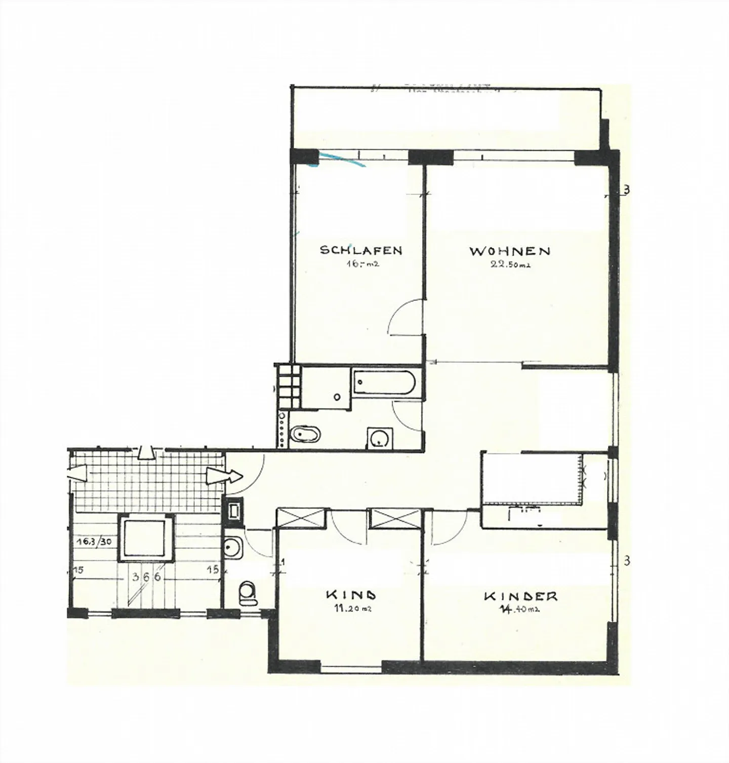 4.5 Zimmer Wohnung auf der Breite - Foto 2 von 12