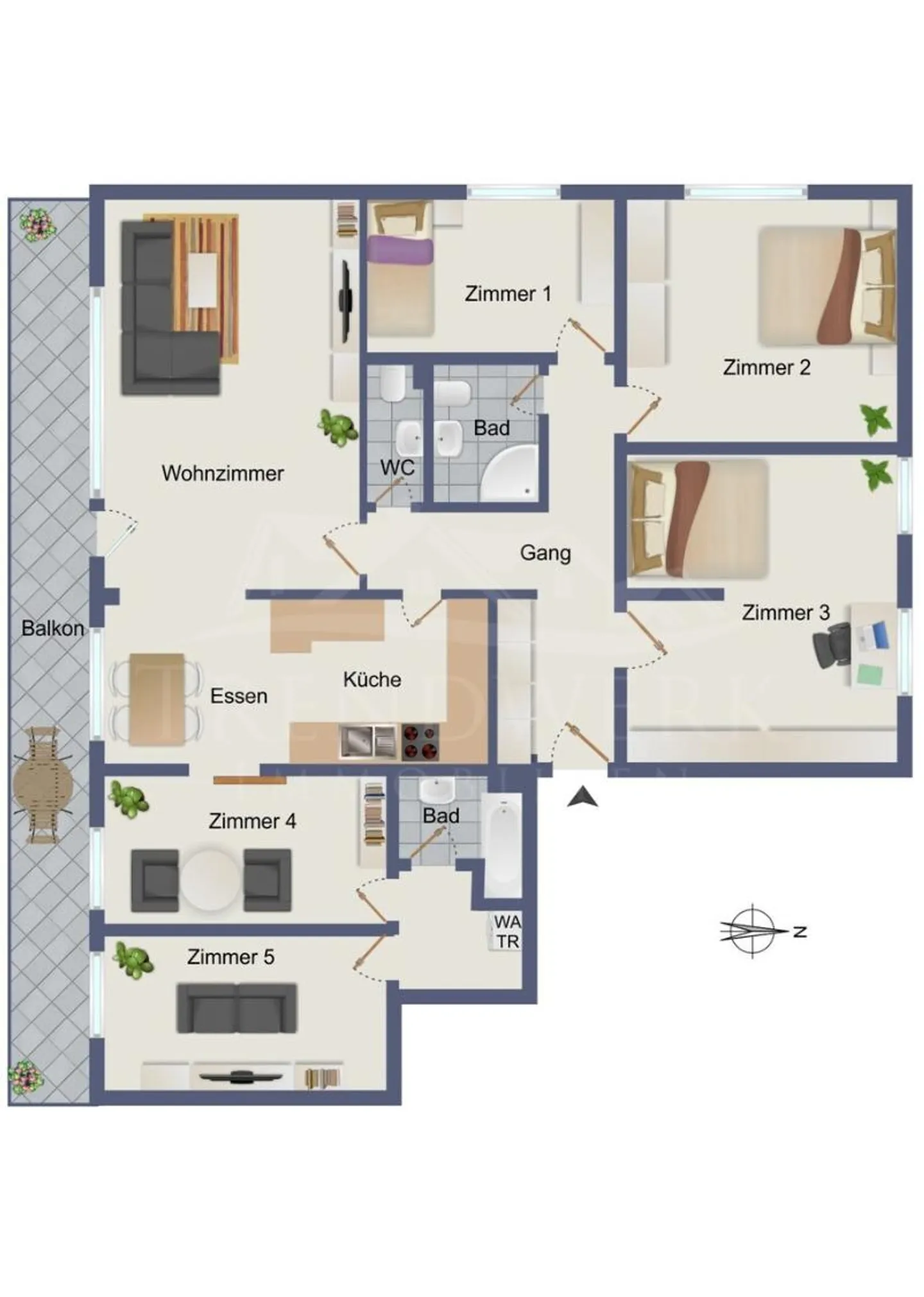 Appartement spacieux de 6,5 pièces dans un quartier calme à Rüfenacht - Photo 12 sur 12