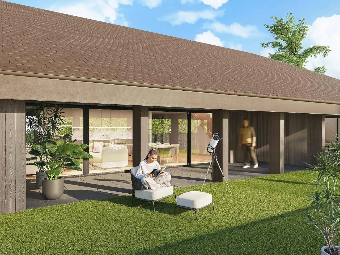 Casa a schiera con terrazza e giardino - Foto 1 di 13