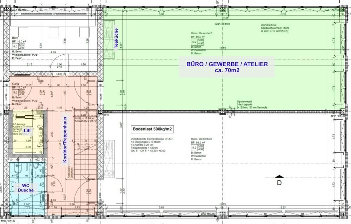 Espace commercial/bureau/atelier climatisé - 70m2 à Weggis [DG-G1] - Photo 6 sur 7