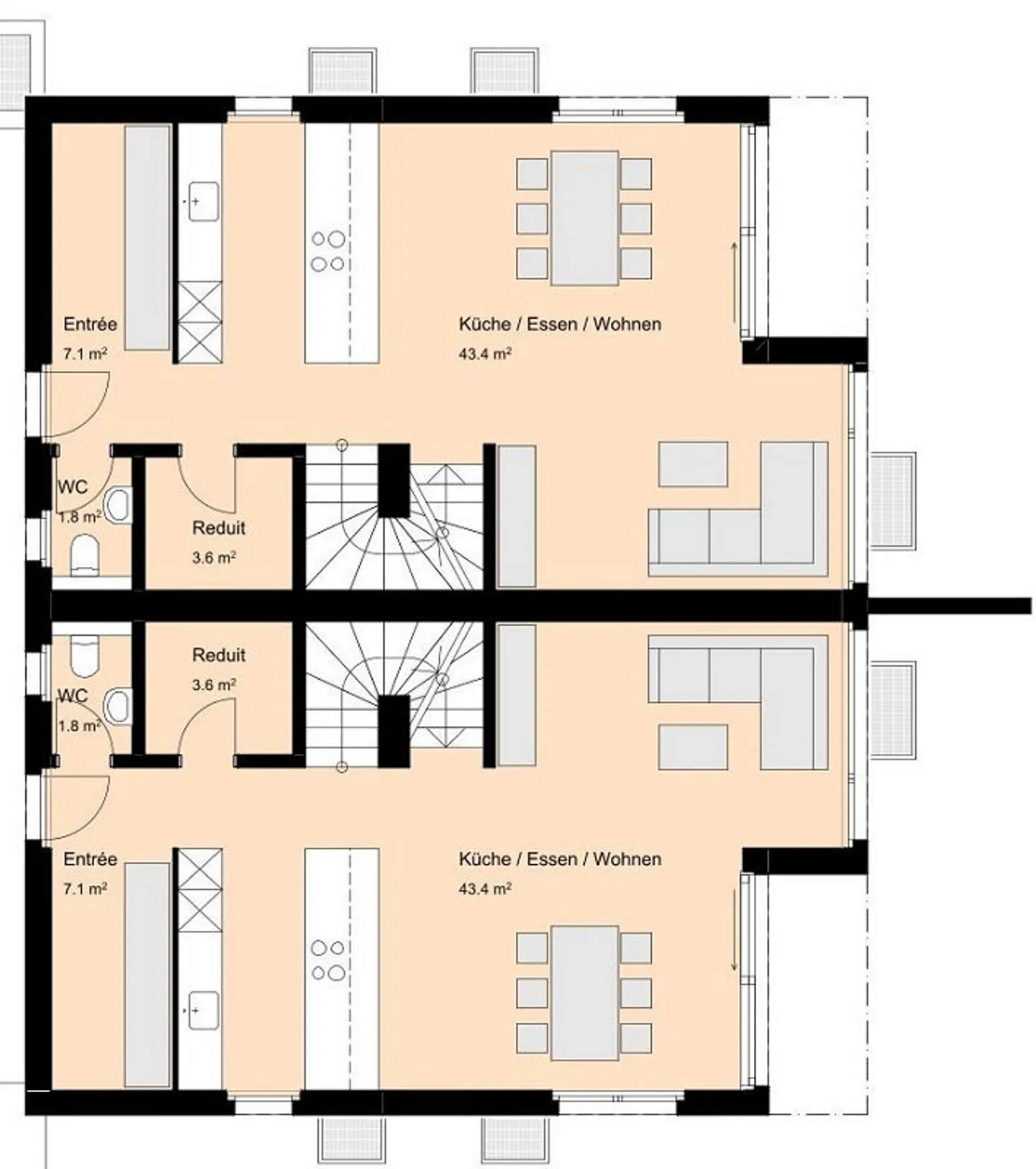 5.5-room detached houses in a central, quiet location (new build) - Photo 4 of 10