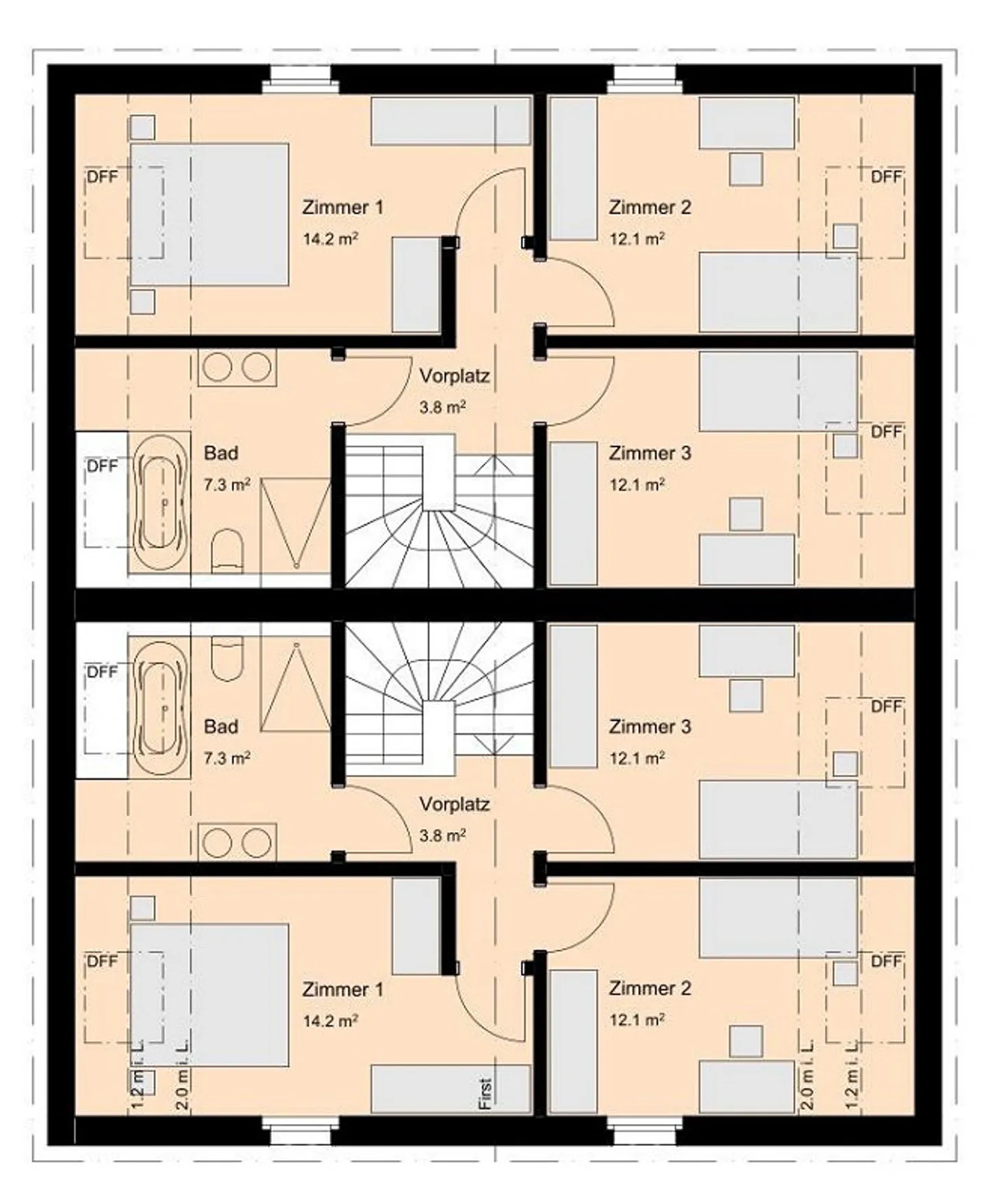 5.5-room detached houses in a central, quiet location (new build) - Photo 5 of 10
