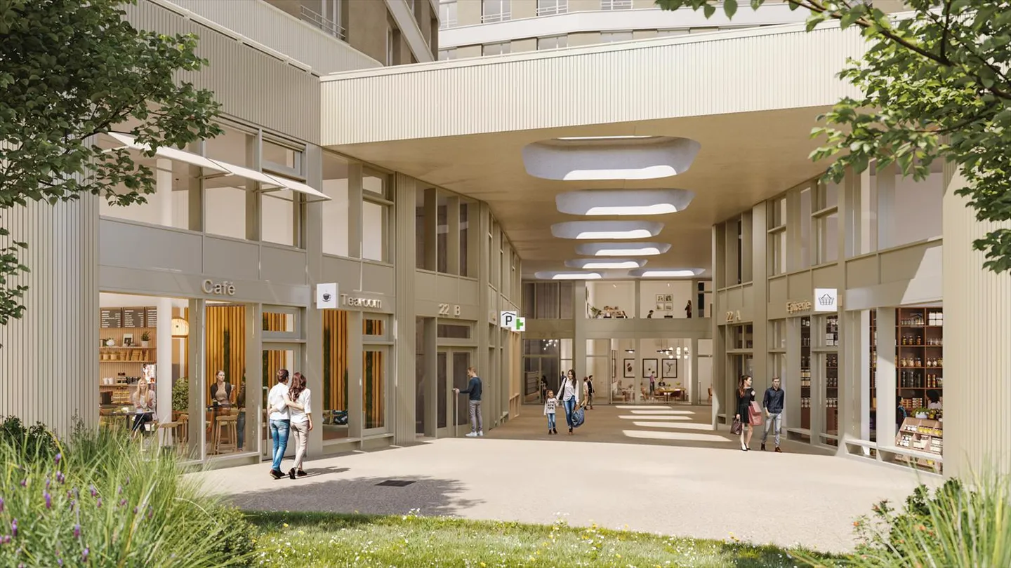 Passage Morillons - Nuova location nel cuore delle Nazioni - 225 m² di spazio commerciale in affitto - Foto 1 di 7