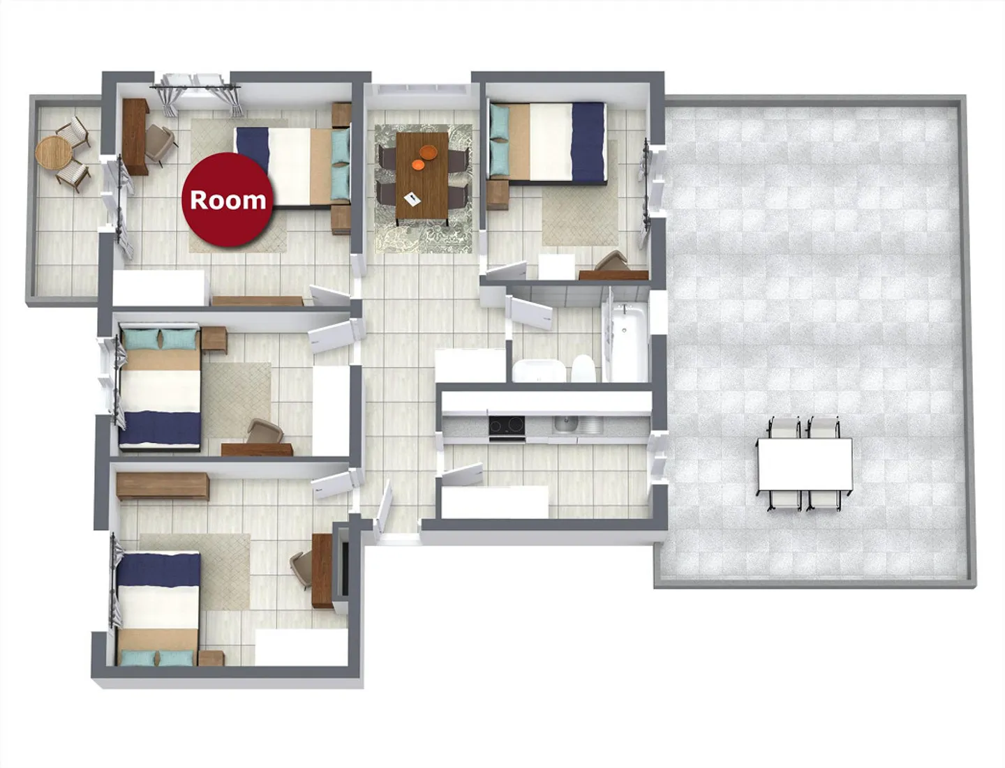 Appartement Coliving Spacieux avec Grande Terrasse à Wallisellen - Photo 25 sur 25