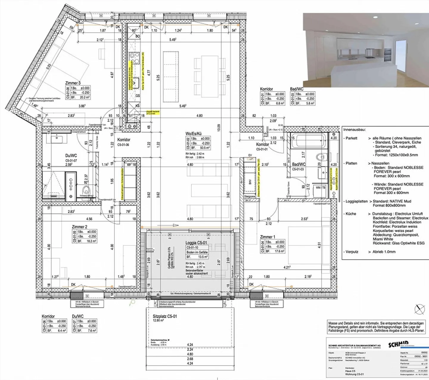 Appartement moderne de 4,5 pièces avec jardin et garage à Emmen - Photo 26 sur 26