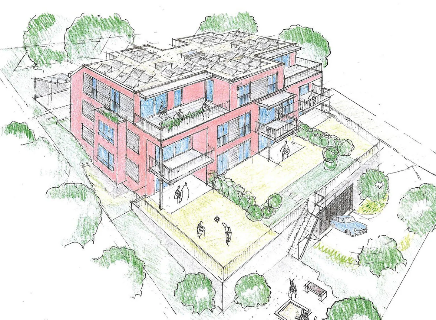 La Praline appartement en attique de 4,5 pièces avec plus de 39,0 m2 de terrasse - Photo 1 sur 4