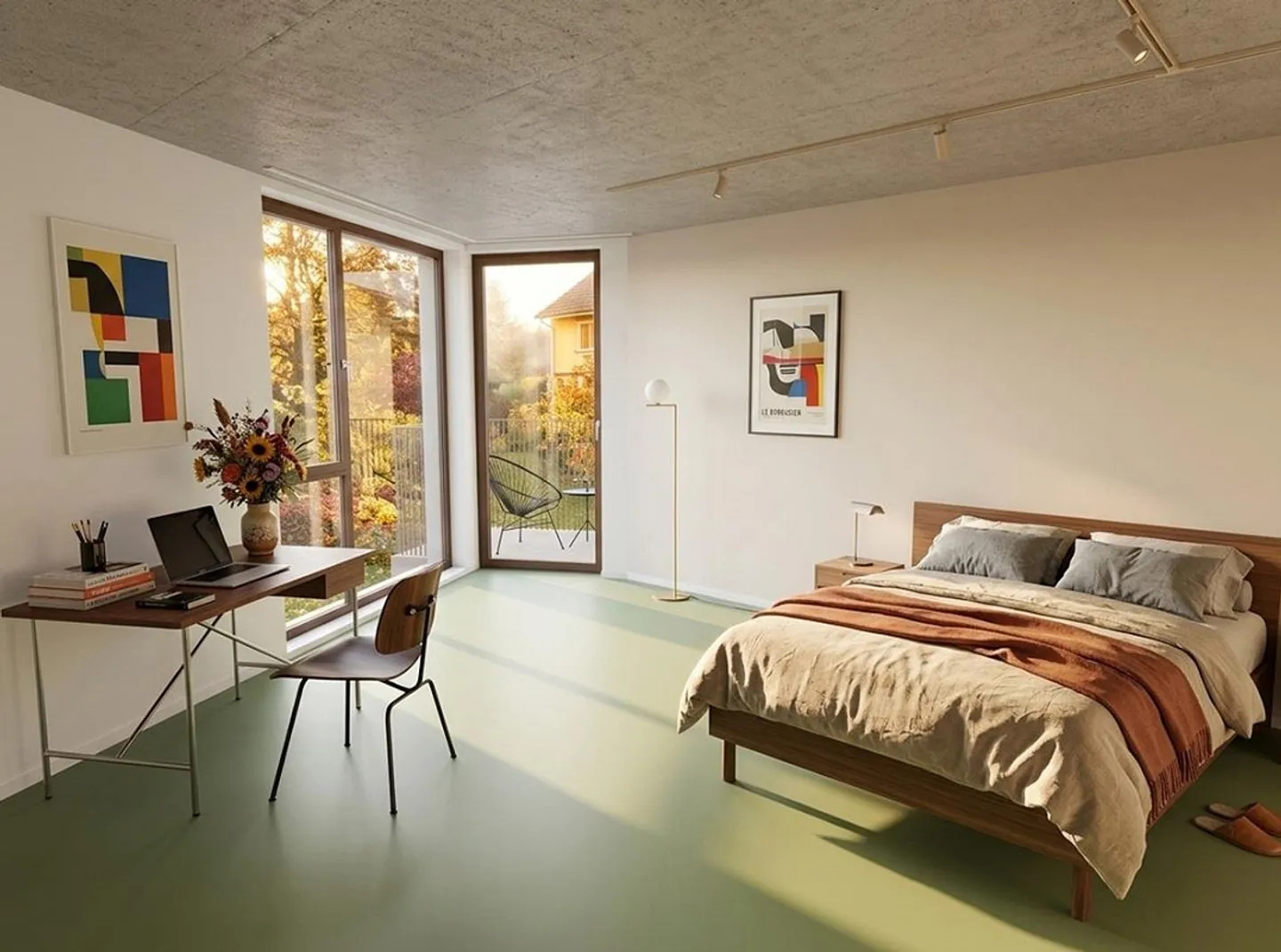 Modernes Studio mit Balkon - Foto 1 von 7