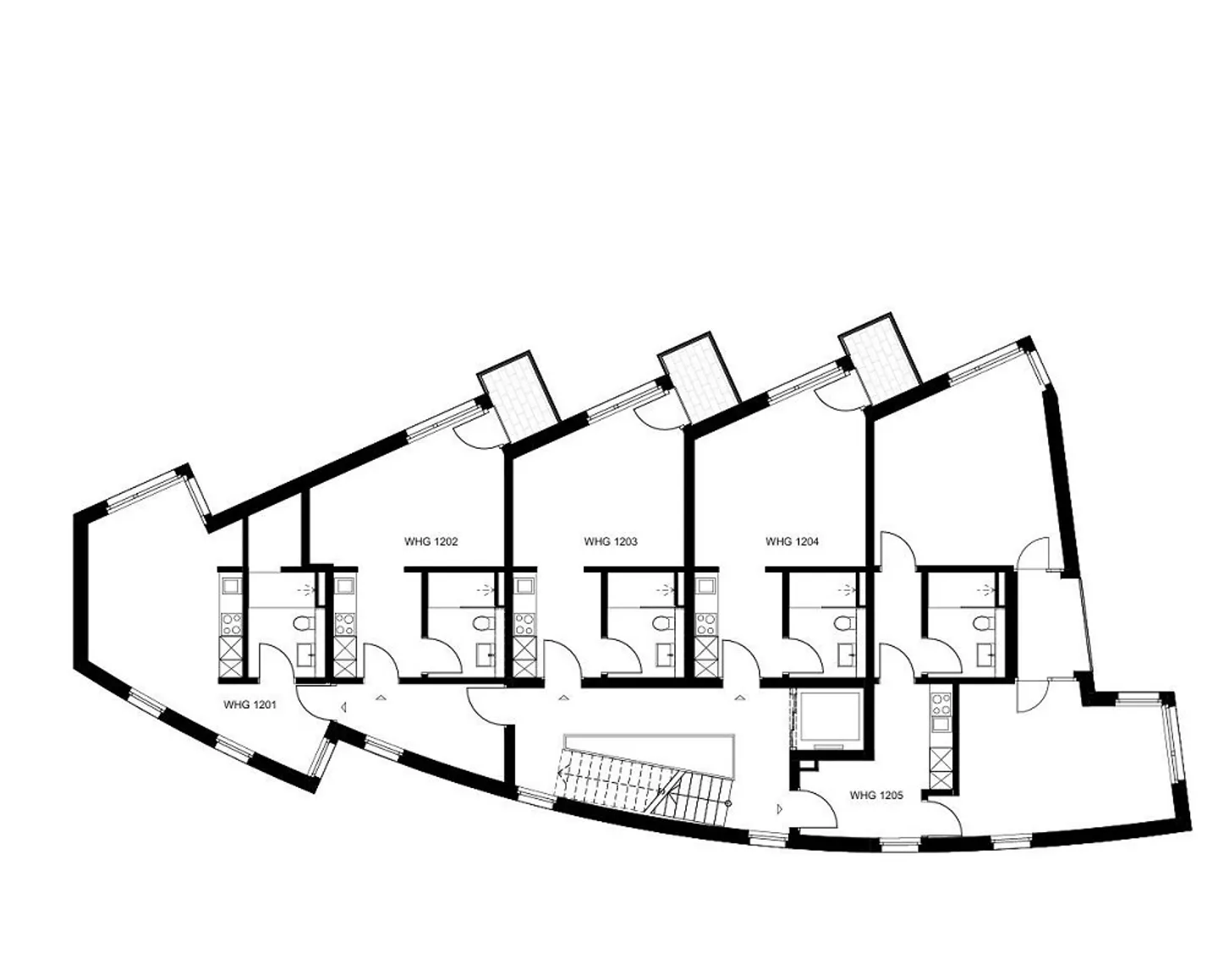Modernes Studio mit Balkon - Foto 2 von 7