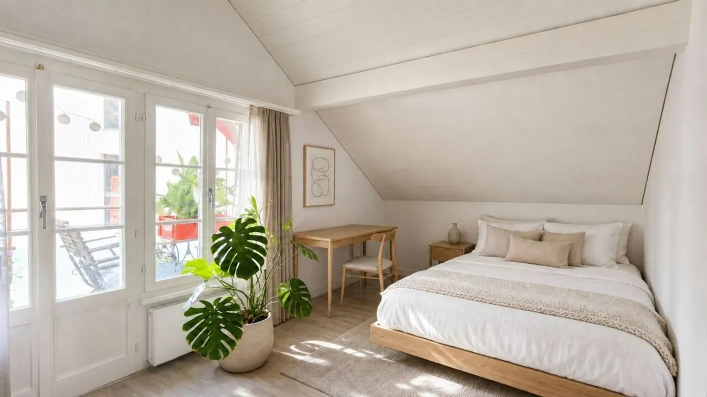 Grosszügige Dachwohnung mit Bergblick - Foto 11 von 20