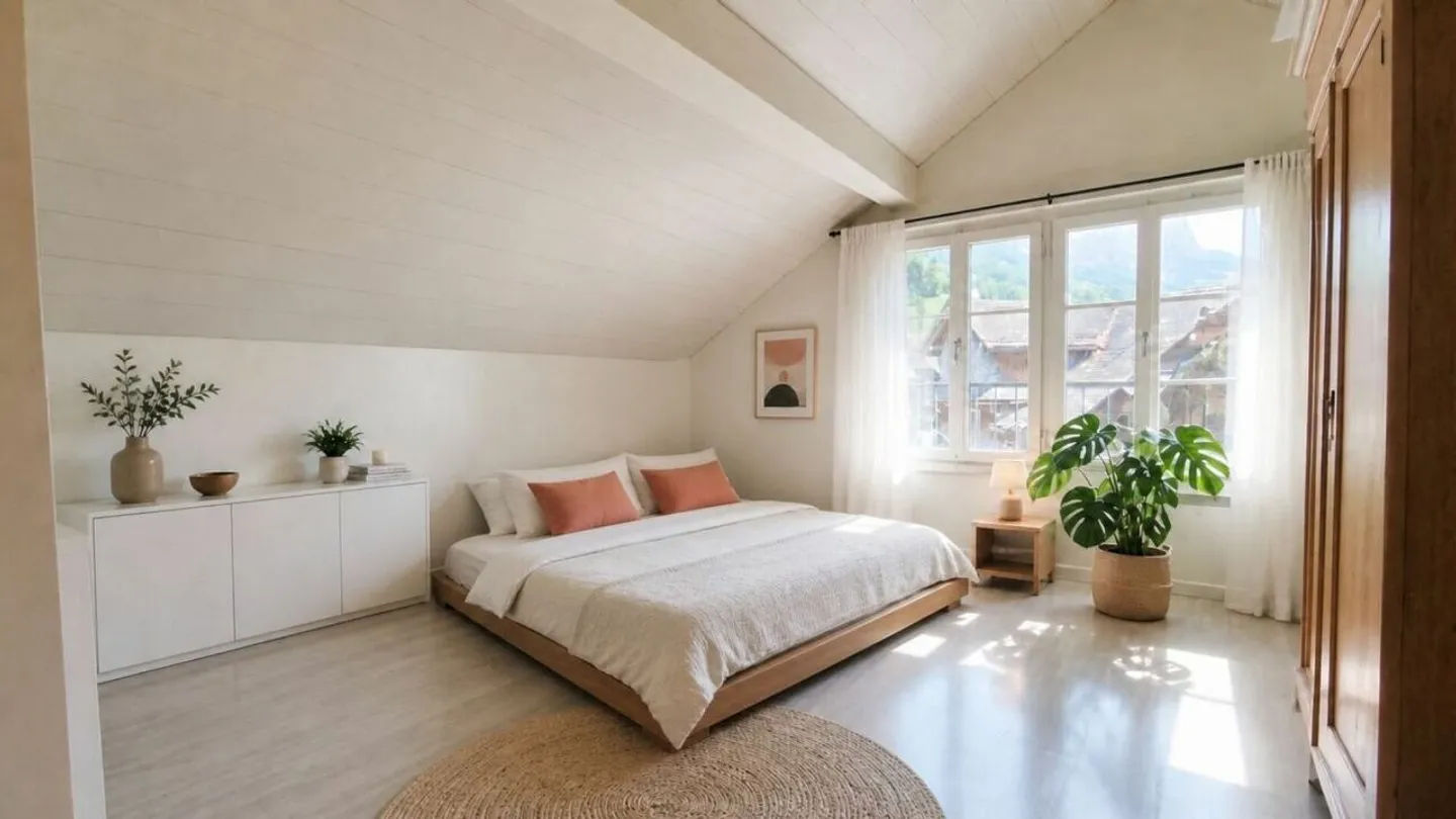 Grosszügige Dachwohnung mit Bergblick - Foto 13 von 20