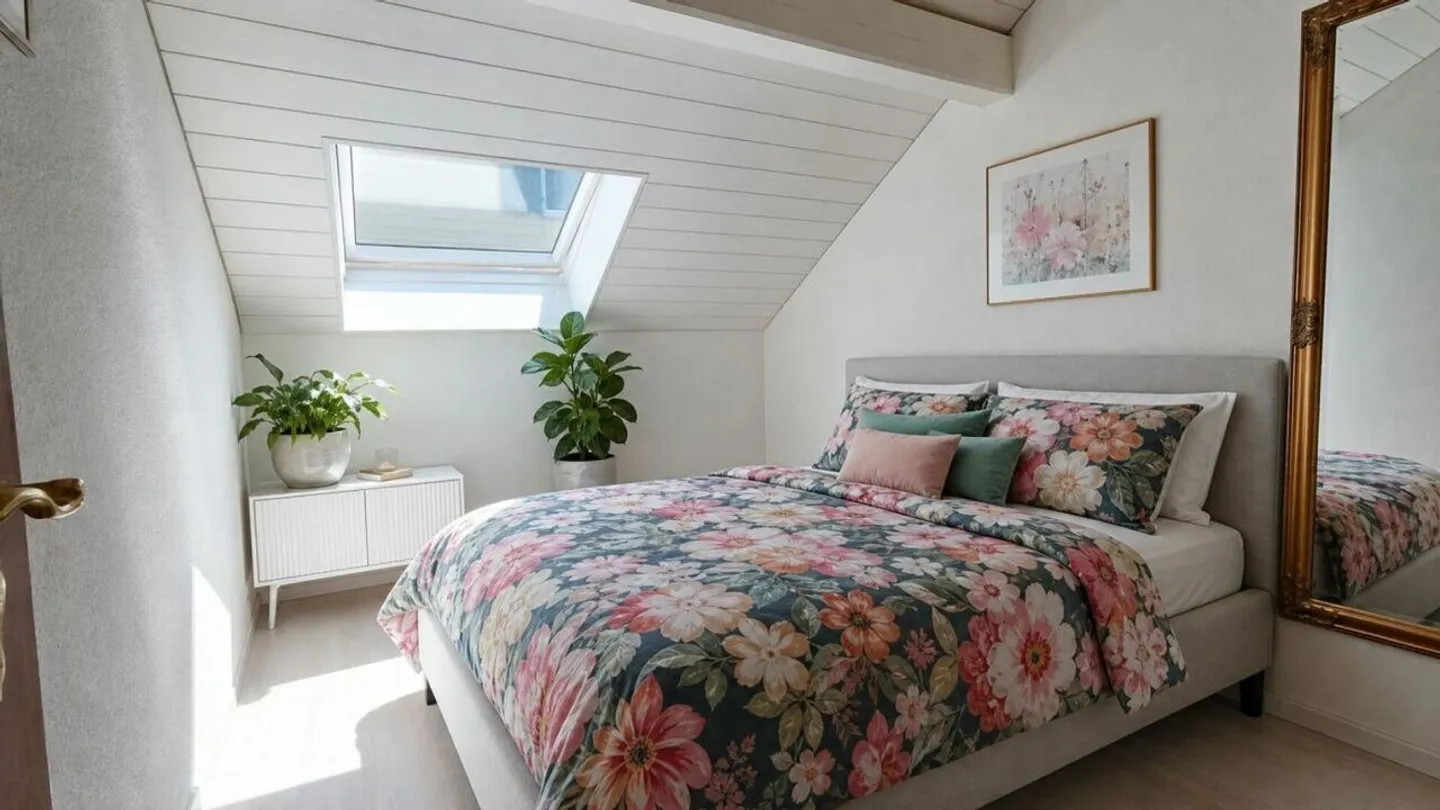 Grosszügige Dachwohnung mit Bergblick - Foto 12 von 20