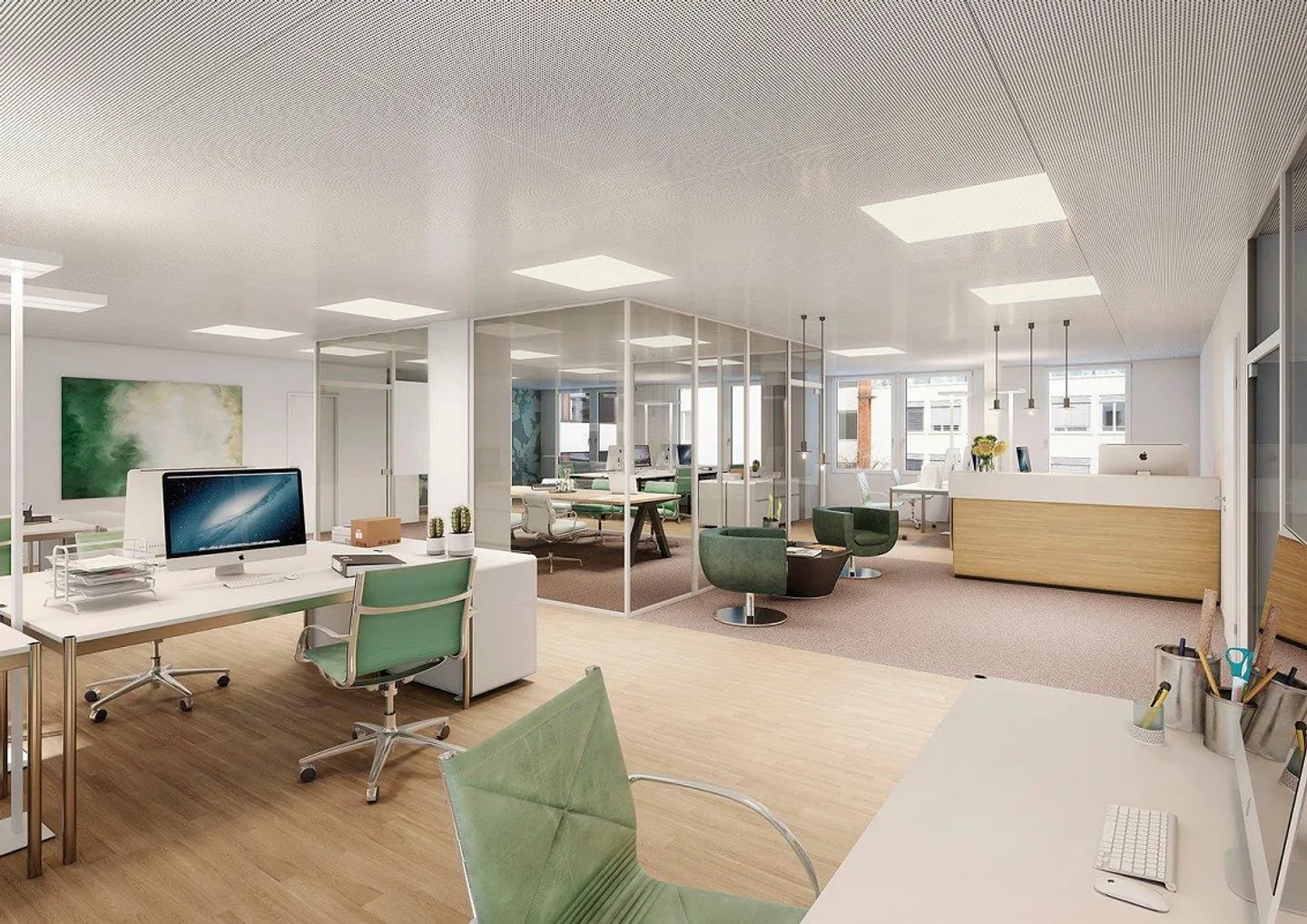 Attractive office space - modernly developed & centrally located in Biel - Photo 9 of 12