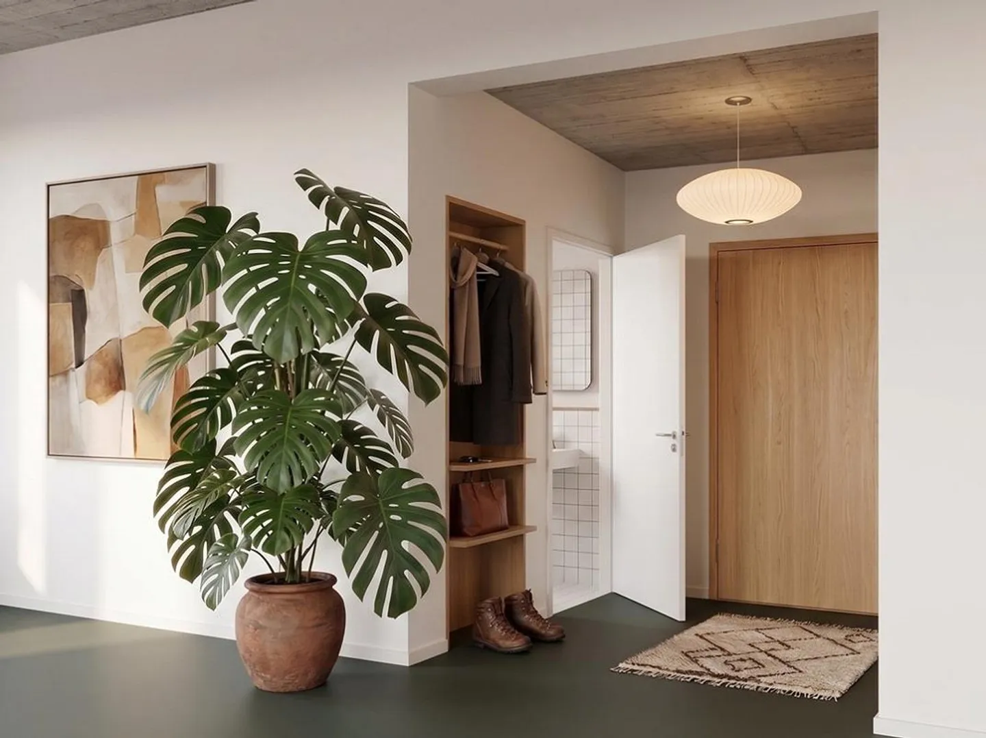 Moderne 2-Zimmer-Dachgeschosswohnung mit 3 Balkonen - Foto 5 di 6