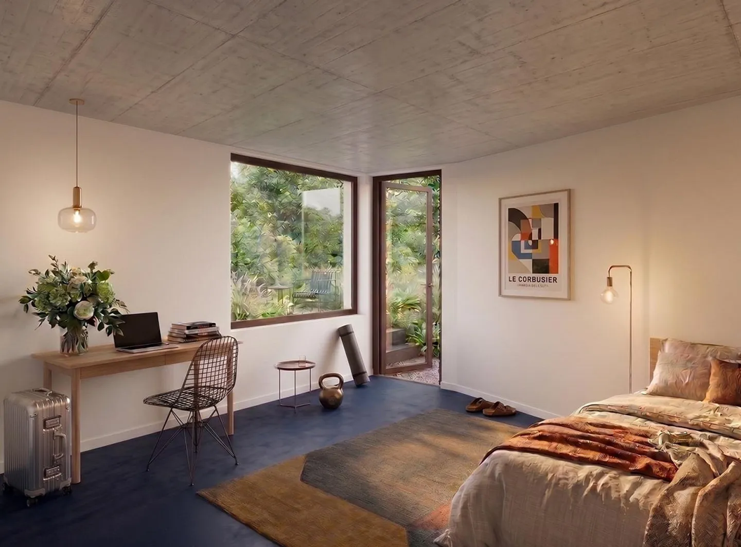 Moderne 2-Zimmer-Dachgeschosswohnung mit 3 Balkonen - Foto 4 di 6
