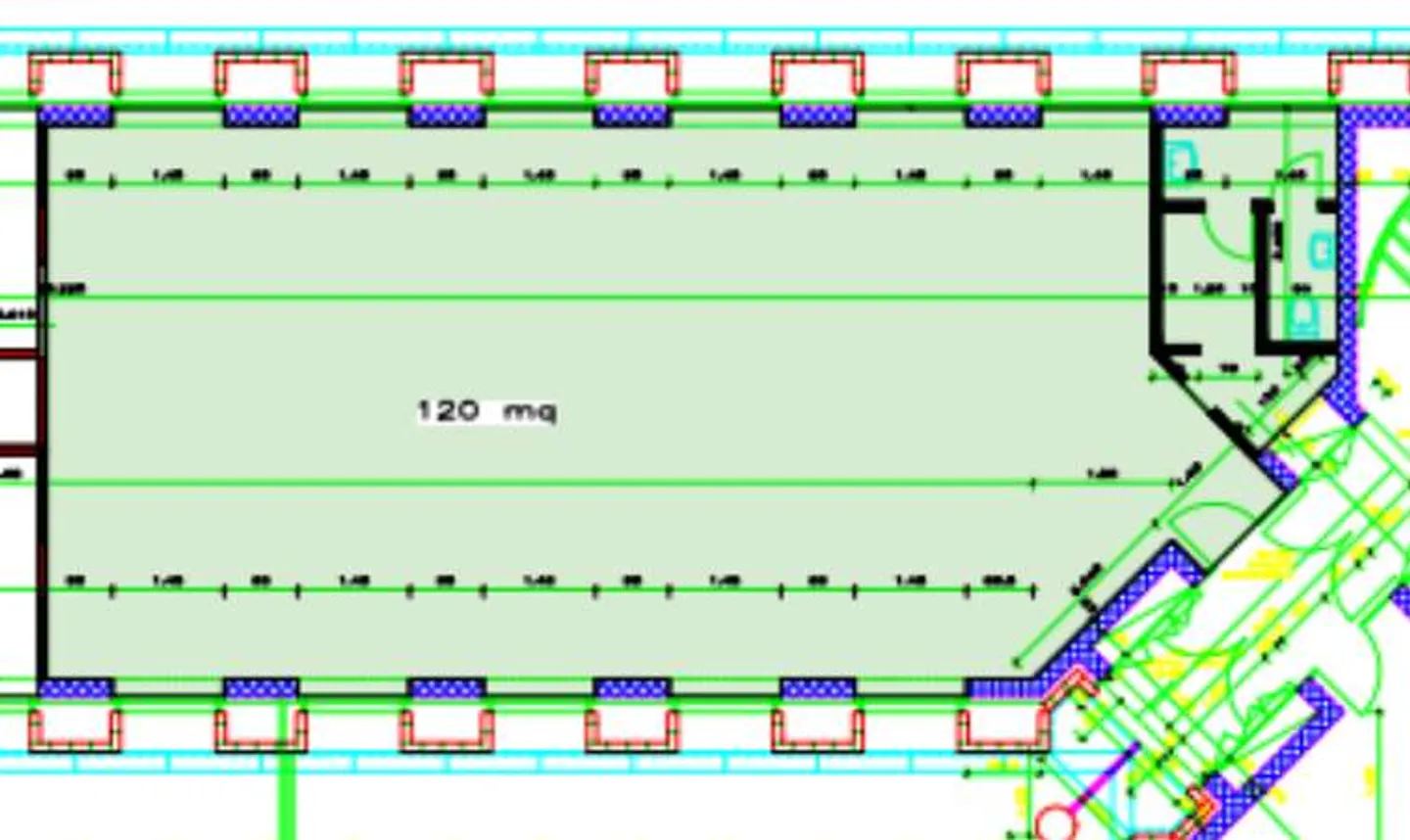 Büro Open Space im Erdgeschoss in exklusivem Viertel - Foto 2 di 2